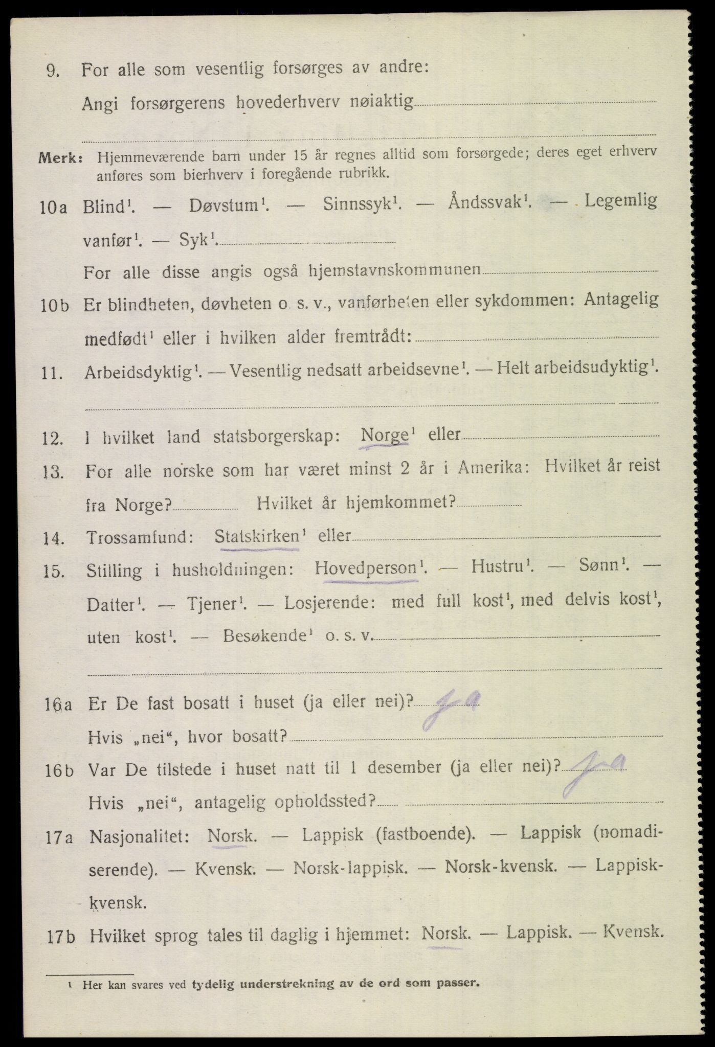 SAT, 1920 census for Bodin, 1920, p. 3435