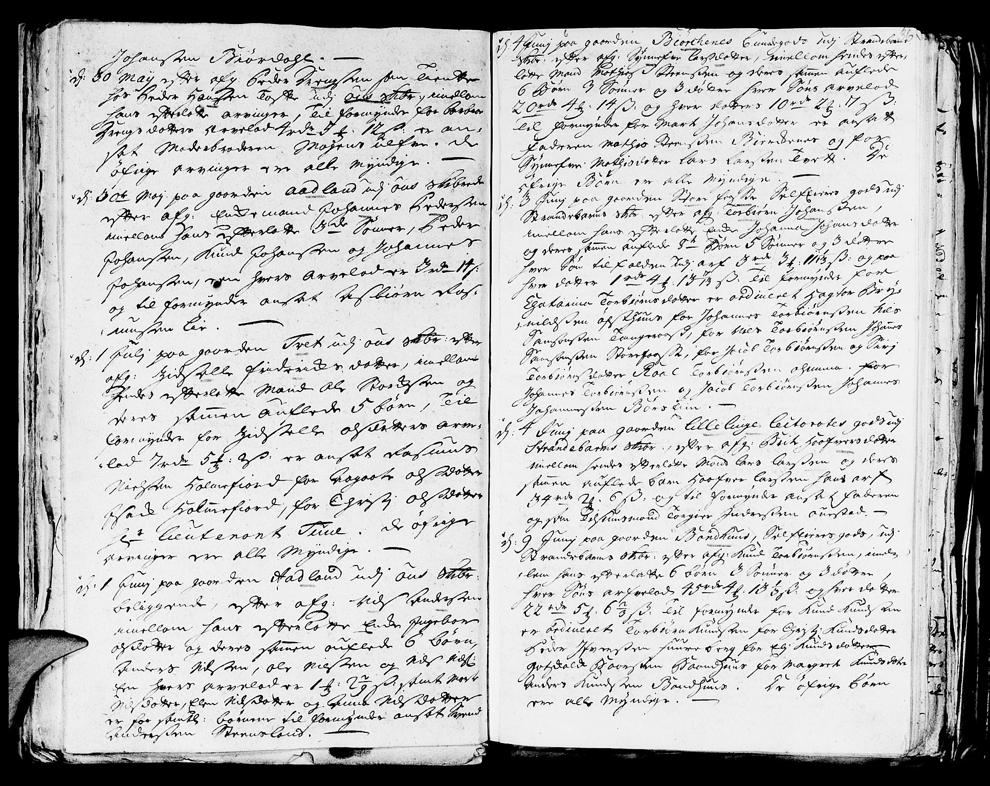Stiftamtmannen i Bergen, AV/SAB-A-100006/F/Fd/Fdd/0001 / Lnr. 1970 - Sunnhordland, 1731-1745, p. 35b-36a