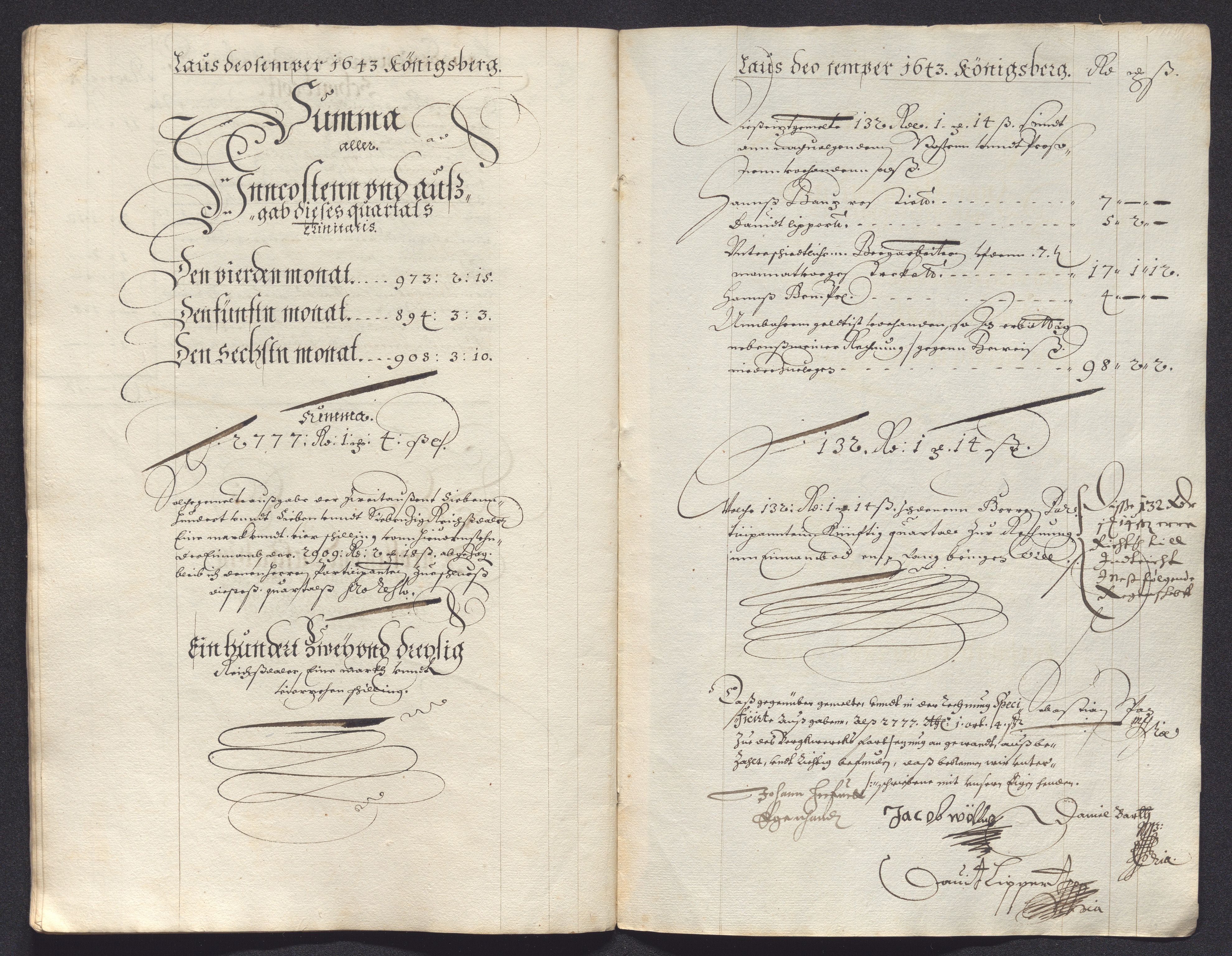 Kongsberg Sølvverk 1623-1816, SAKO/EA-3135/001/D/Dc/Dcd/L0020: Utgiftsregnskap for gruver m.m., 1643-1645, p. 54