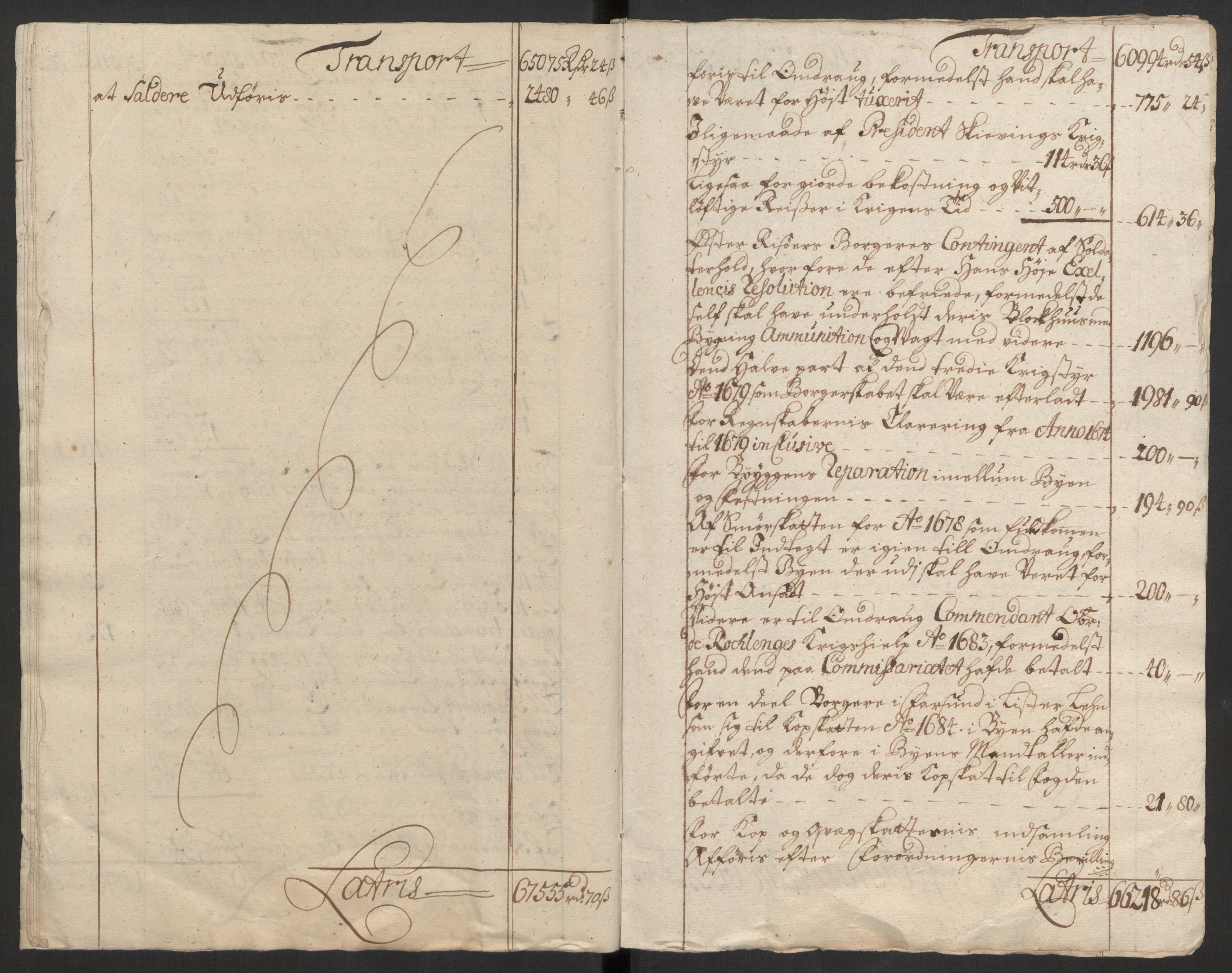 Rentekammeret inntil 1814, Reviderte regnskaper, Byregnskaper, RA/EA-4066/R/Rm/L0258: [M1] Kontribusjonsregnskap, 1664-1700, p. 119