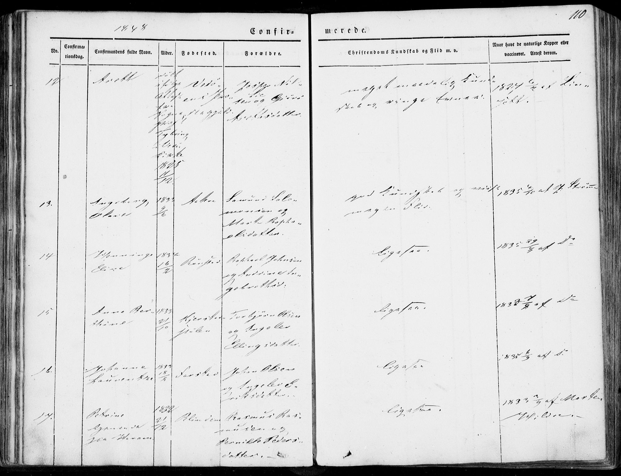 Ministerialprotokoller, klokkerbøker og fødselsregistre - Møre og Romsdal, AV/SAT-A-1454/536/L0497: Parish register (official) no. 536A06, 1845-1865, p. 110