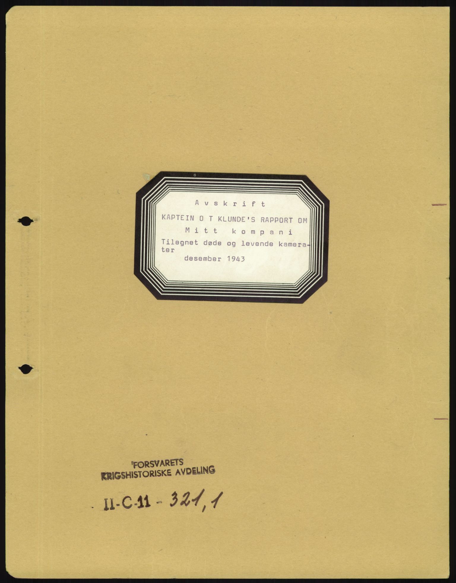 Forsvaret, Forsvarets krigshistoriske avdeling, RA/RAFA-2017/Y/Yb/L0091: II-C-11-321  -  3. Divisjon., 1940, p. 1032