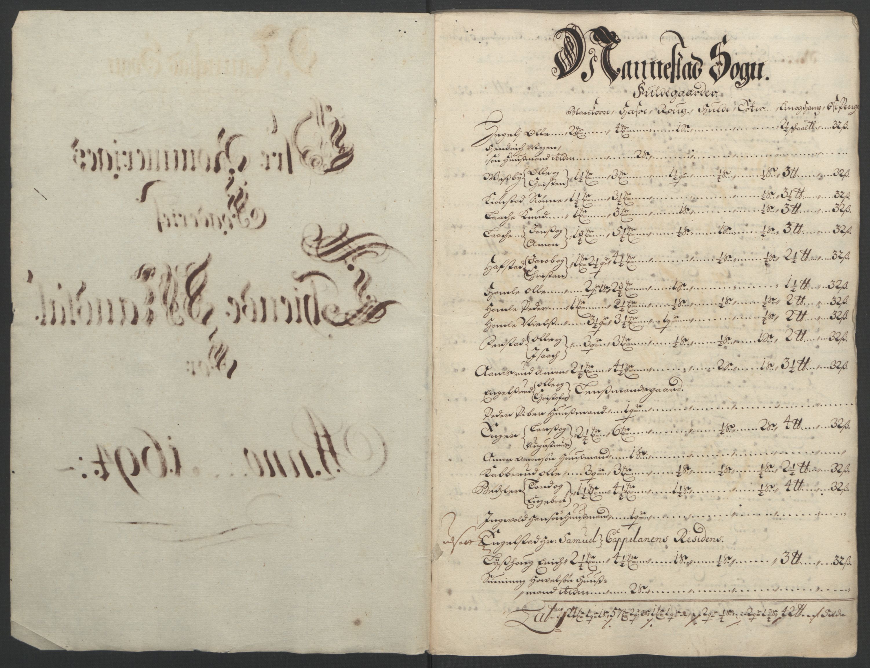 Rentekammeret inntil 1814, Reviderte regnskaper, Fogderegnskap, AV/RA-EA-4092/R12/L0706: Fogderegnskap Øvre Romerike, 1694, p. 23