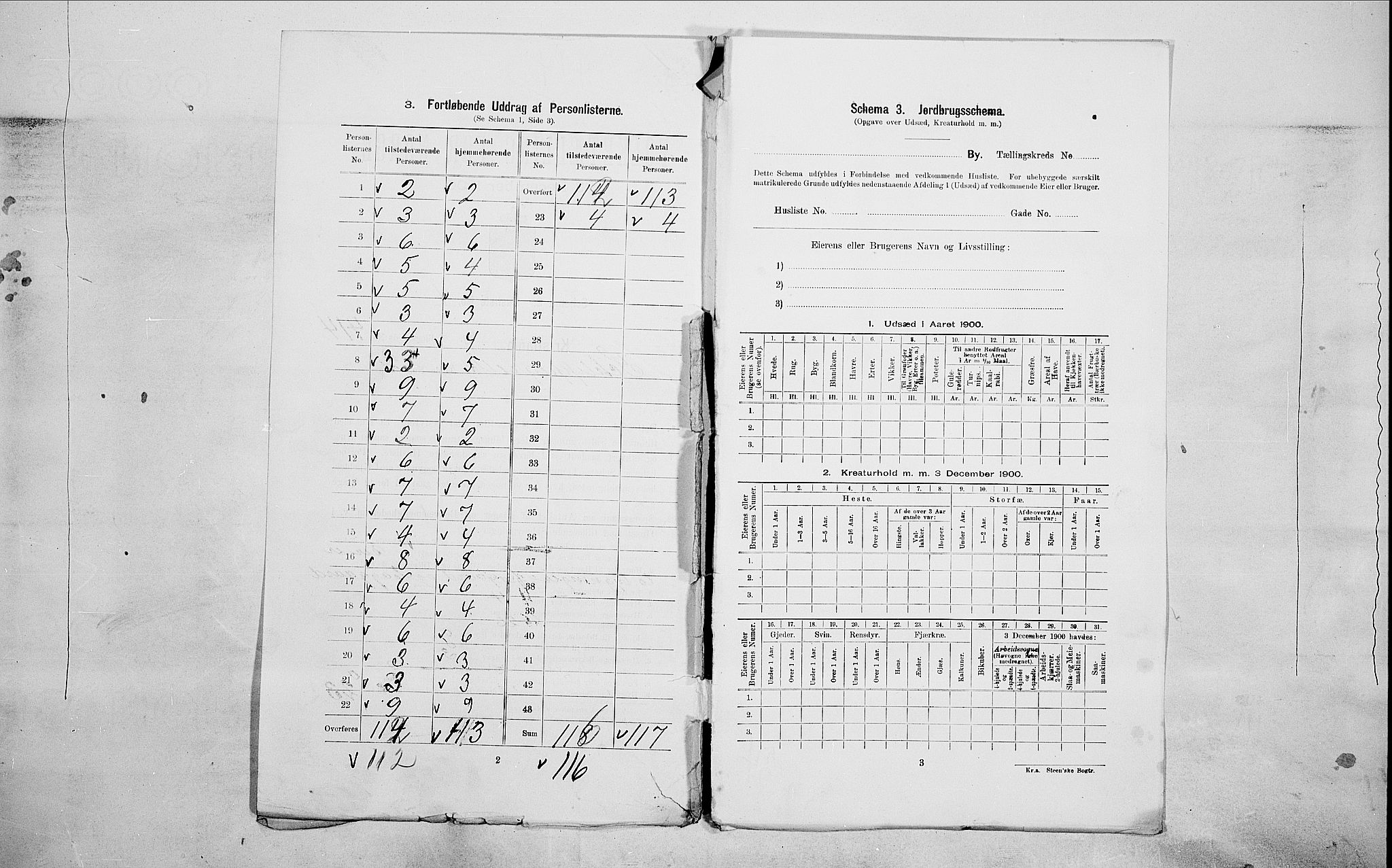 SAO, 1900 census for Kristiania, 1900, p. 79744