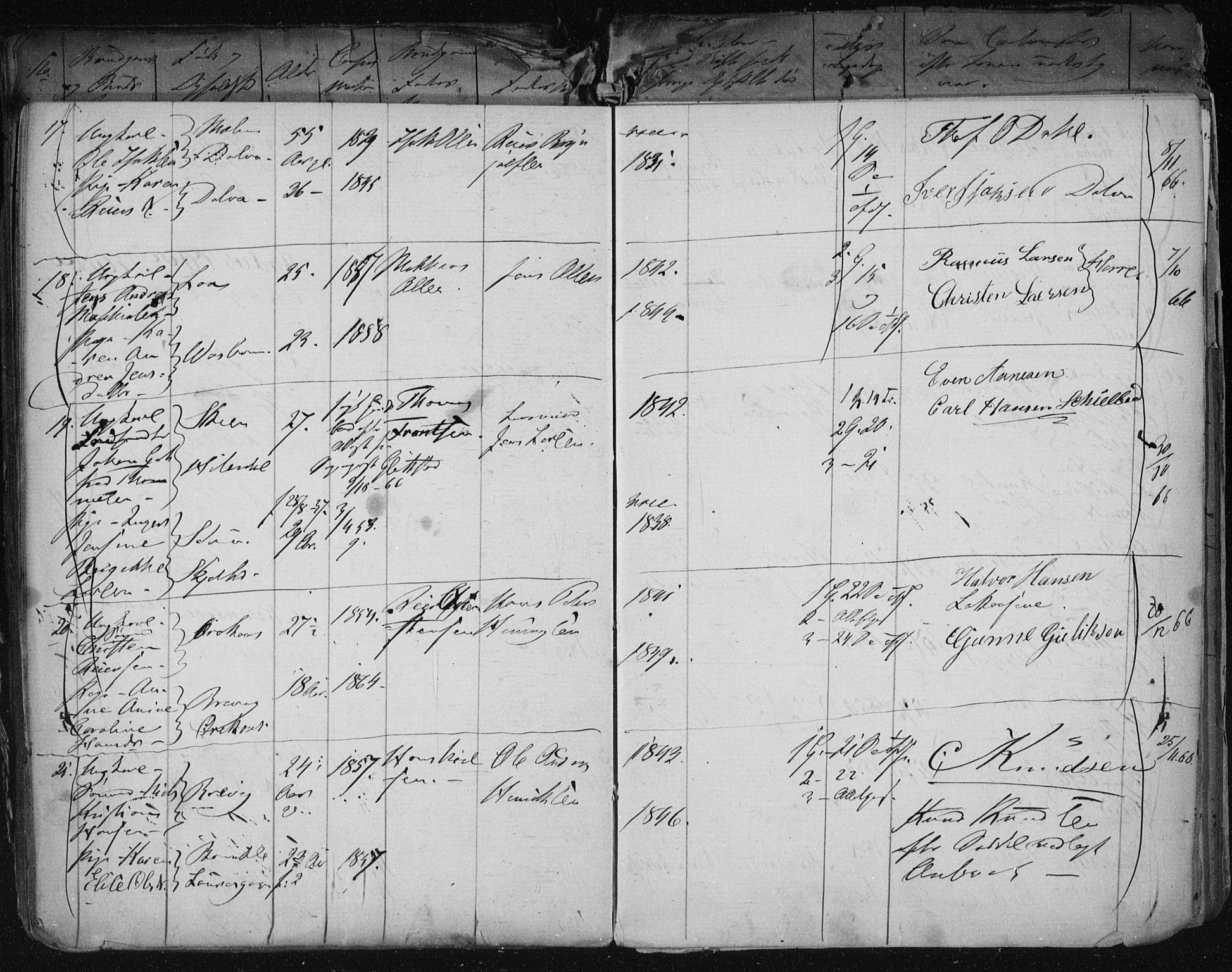 Solum kirkebøker, SAKO/A-306/H/Ha/L0001: Banns register no. I 1, 1846-1879