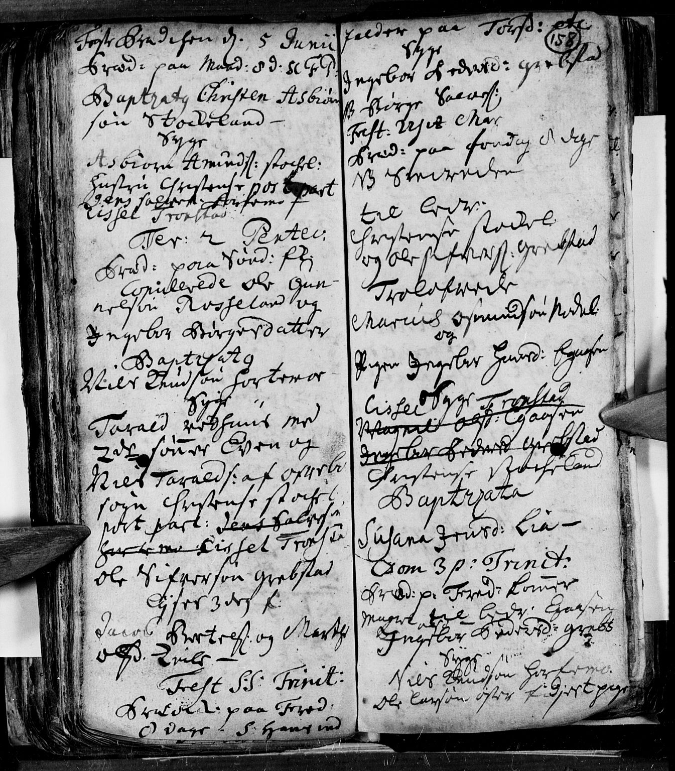 Søgne sokneprestkontor, SAK/1111-0037/F/Fa/Faa/L0001: Parish register (official) no. A 1, 1716-1740, p. 158