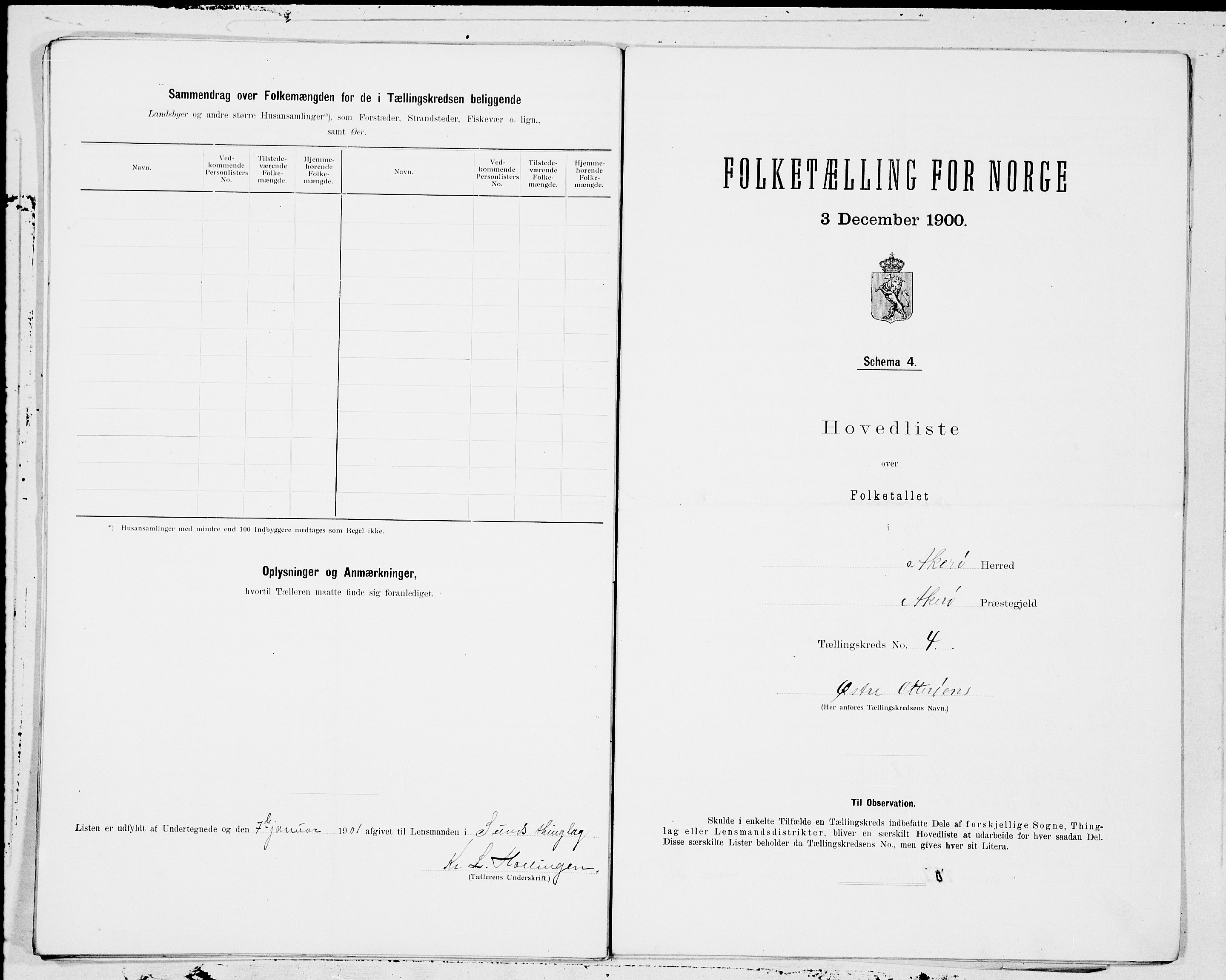 SAT, 1900 census for Aukra, 1900, p. 8