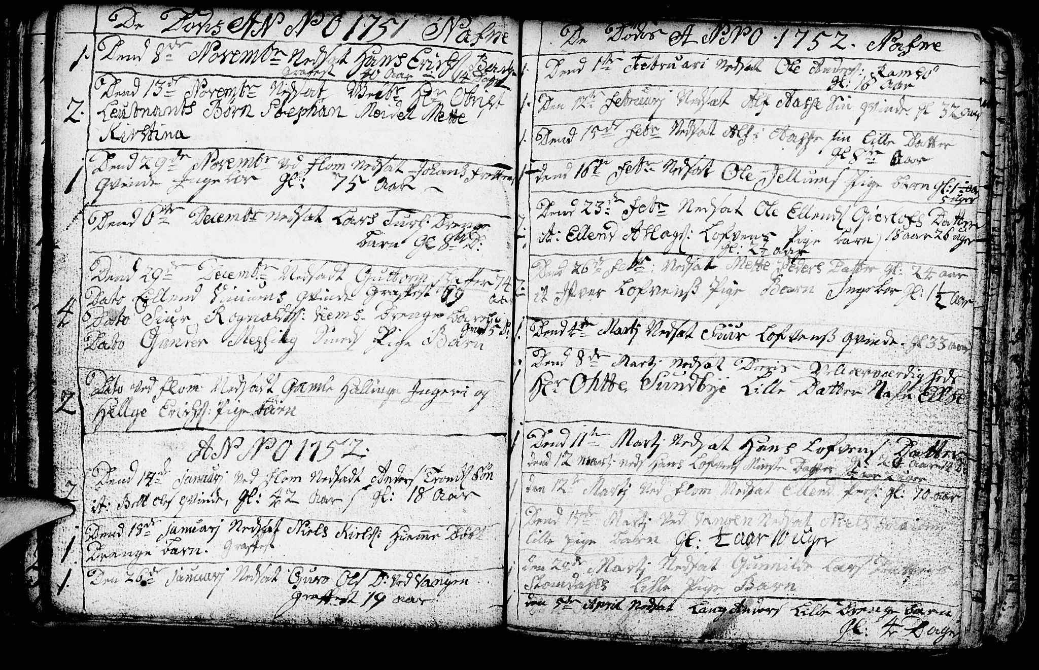 Aurland sokneprestembete, SAB/A-99937/H/Ha/Haa/L0003: Parish register (official) no. A 3, 1735-1761, p. 125