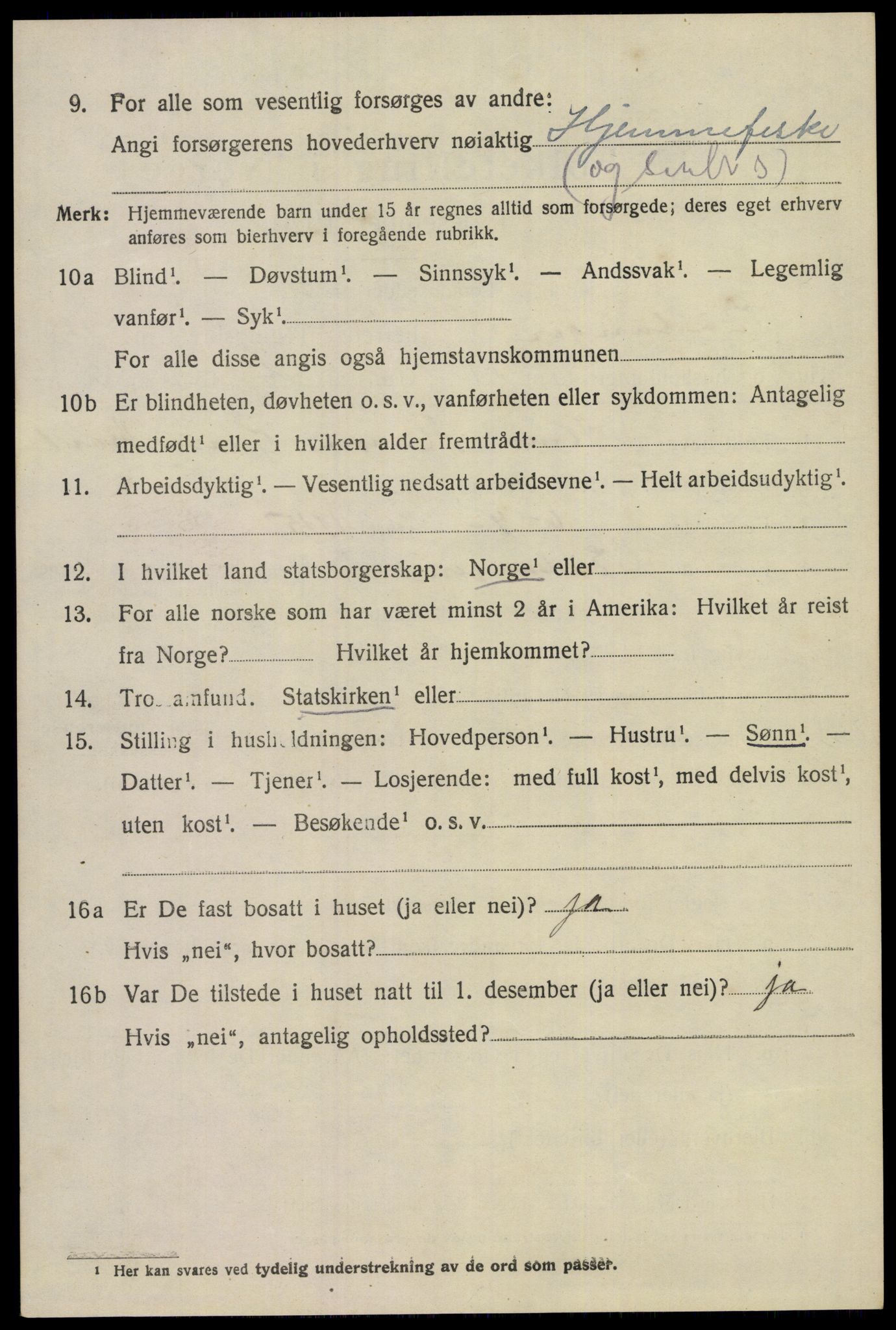 SAKO, 1920 census for Eidanger, 1920, p. 7417