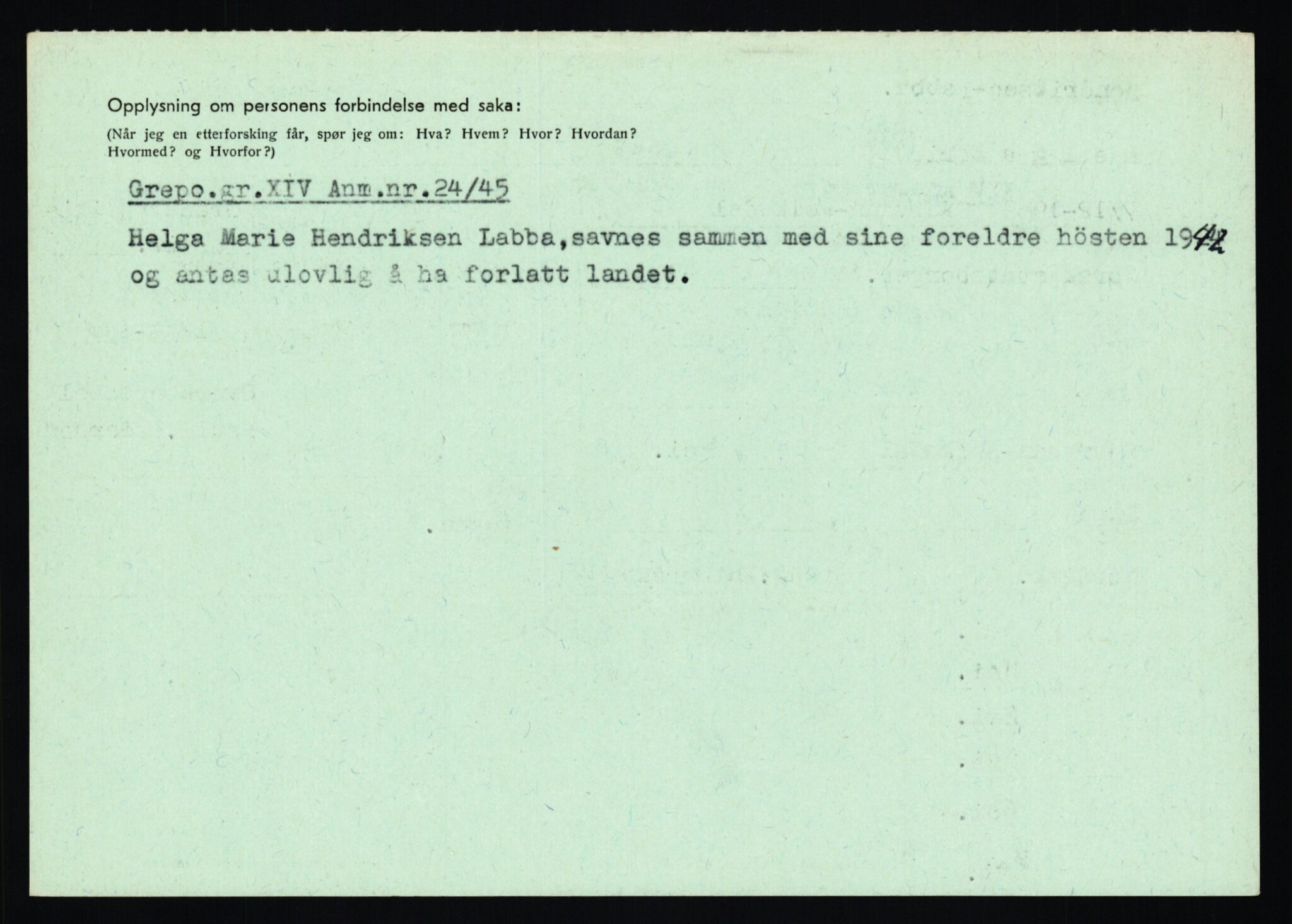 Statspolitiet - Hovedkontoret / Osloavdelingen, AV/RA-S-1329/C/Ca/L0009: Knutsen - Limstrand, 1943-1945, p. 2507