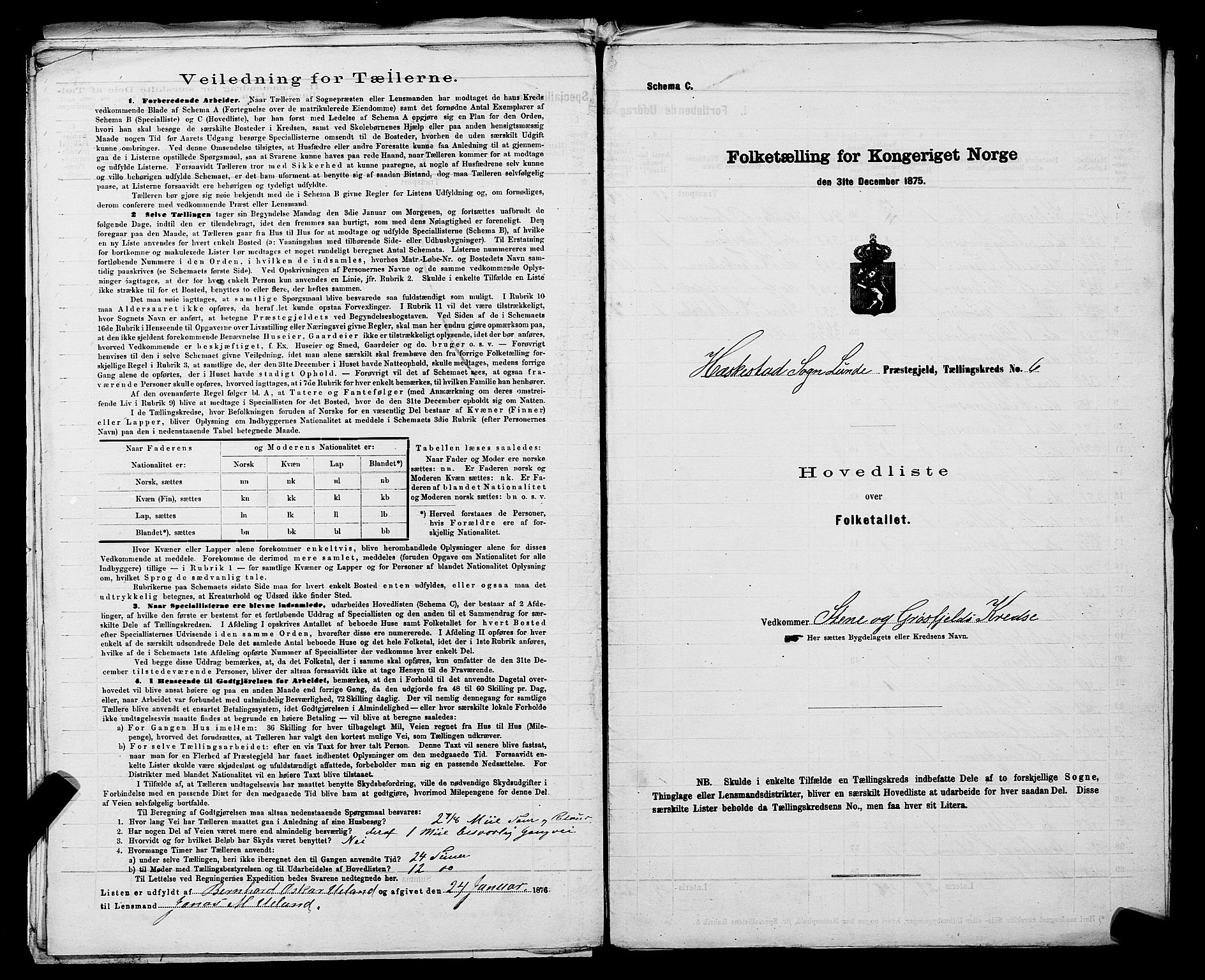 SAST, 1875 census for 1112P Lund, 1875, p. 44