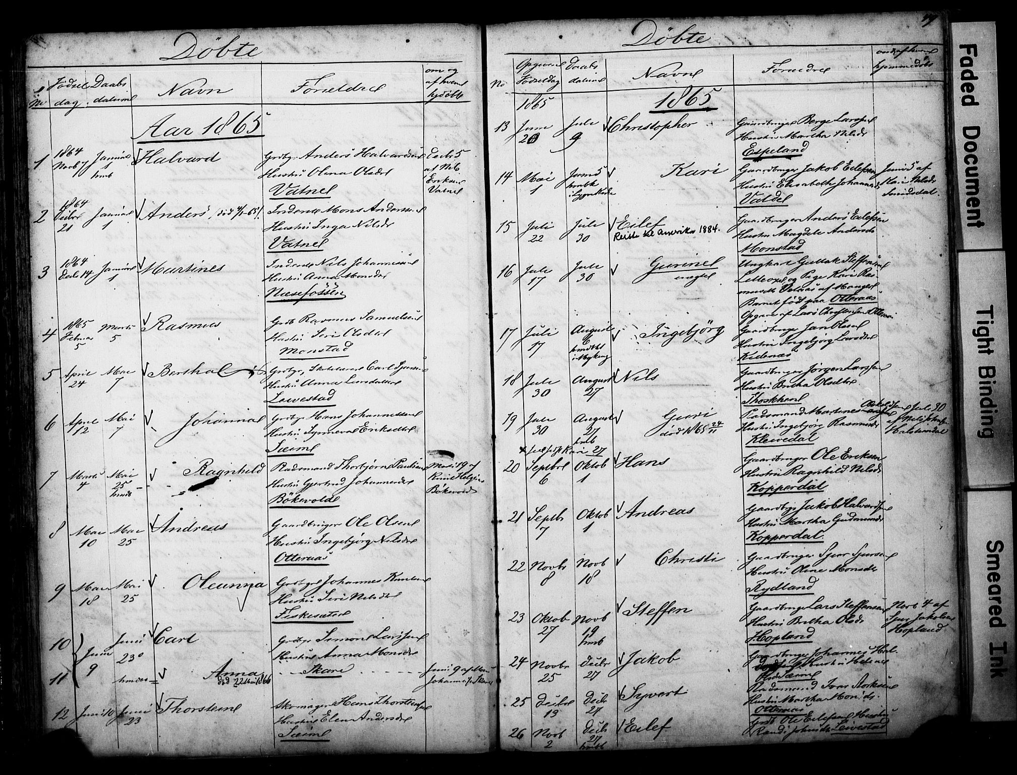 Alversund Sokneprestembete, AV/SAB-A-73901/H/Ha/Hab: Parish register (copy) no. D 1, 1800-1870, p. 49
