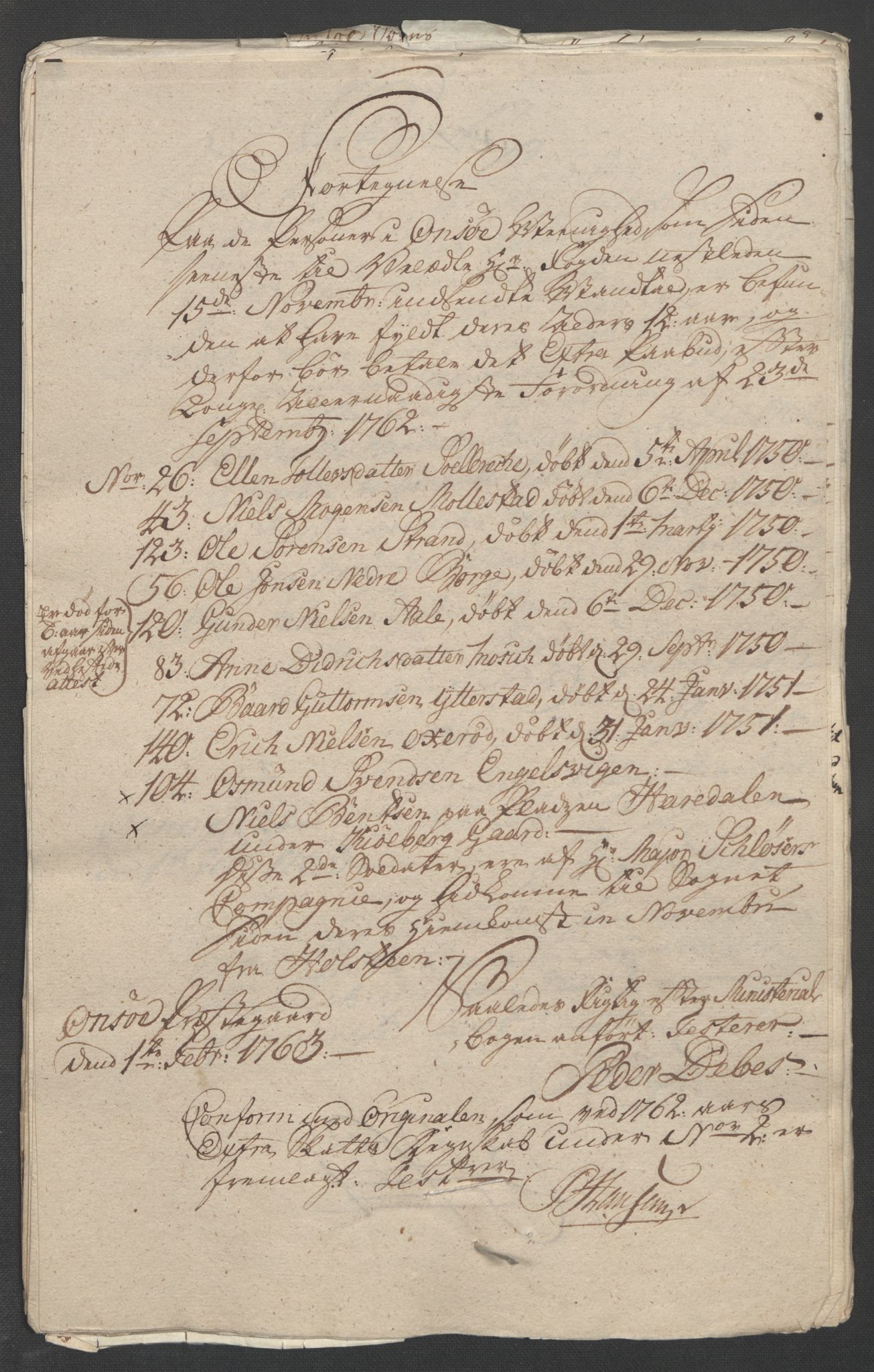 Rentekammeret inntil 1814, Reviderte regnskaper, Fogderegnskap, RA/EA-4092/R04/L0261: Ekstraskatten Moss, Onsøy, Tune, Veme og Åbygge, 1763, p. 25