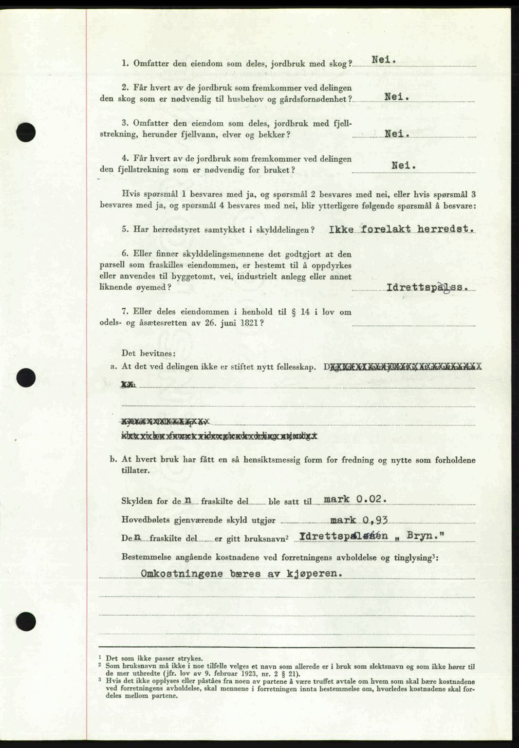 Romsdal sorenskriveri, AV/SAT-A-4149/1/2/2C: Mortgage book no. A31, 1949-1949, Diary no: : 3126/1949