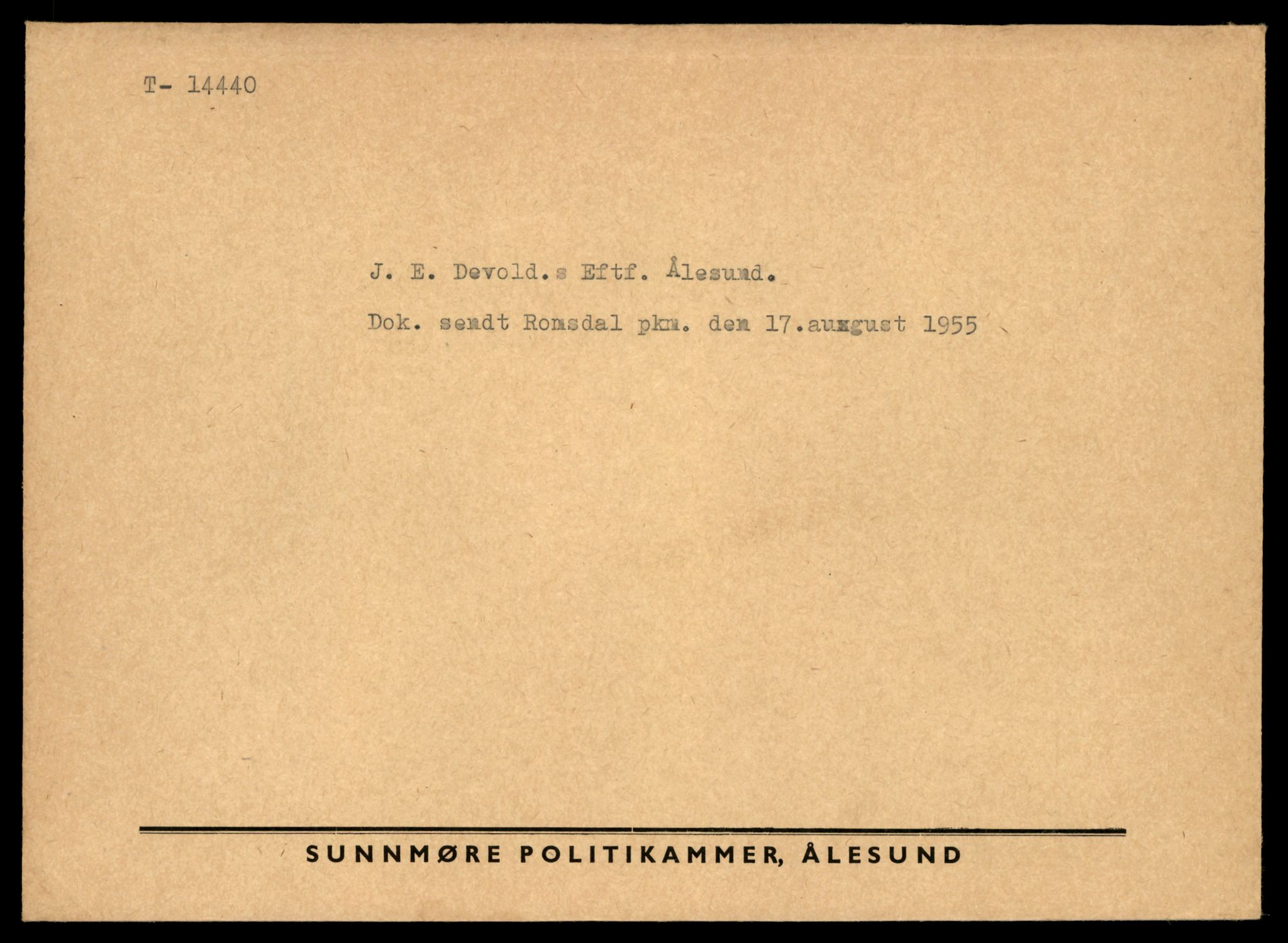 Møre og Romsdal vegkontor - Ålesund trafikkstasjon, AV/SAT-A-4099/F/Fe/L0045: Registreringskort for kjøretøy T 14320 - T 14444, 1927-1998, p. 3134