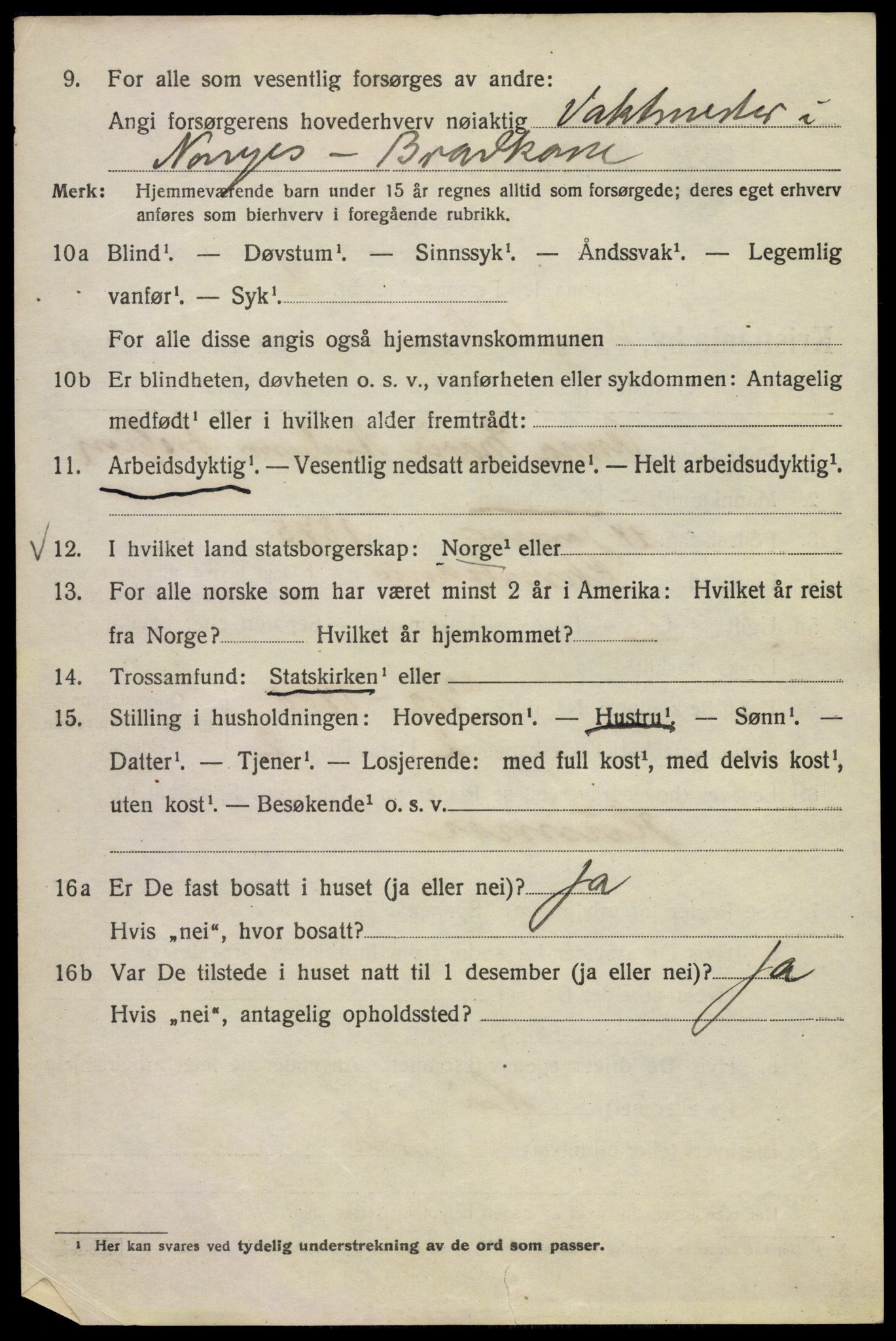 SAO, 1920 census for Kristiania, 1920, p. 650818