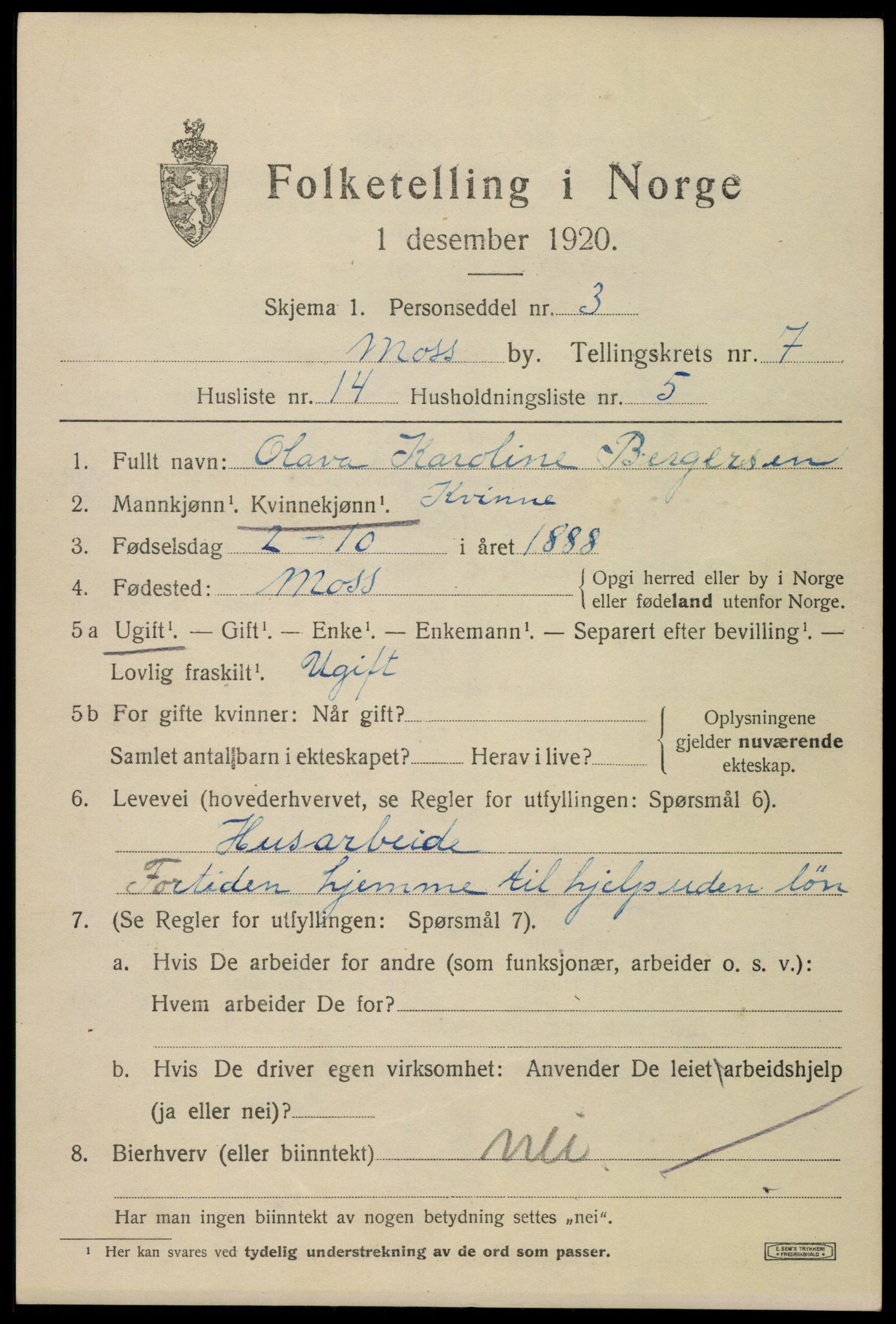 SAO, 1920 census for Moss, 1920, p. 19817