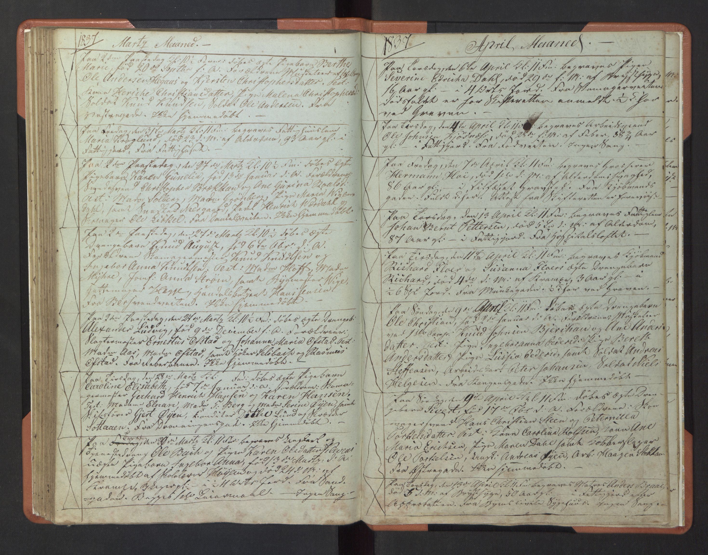 Ministerialprotokoller, klokkerbøker og fødselsregistre - Sør-Trøndelag, AV/SAT-A-1456/601/L0065: Diary records no. 601A32, 1835-1837