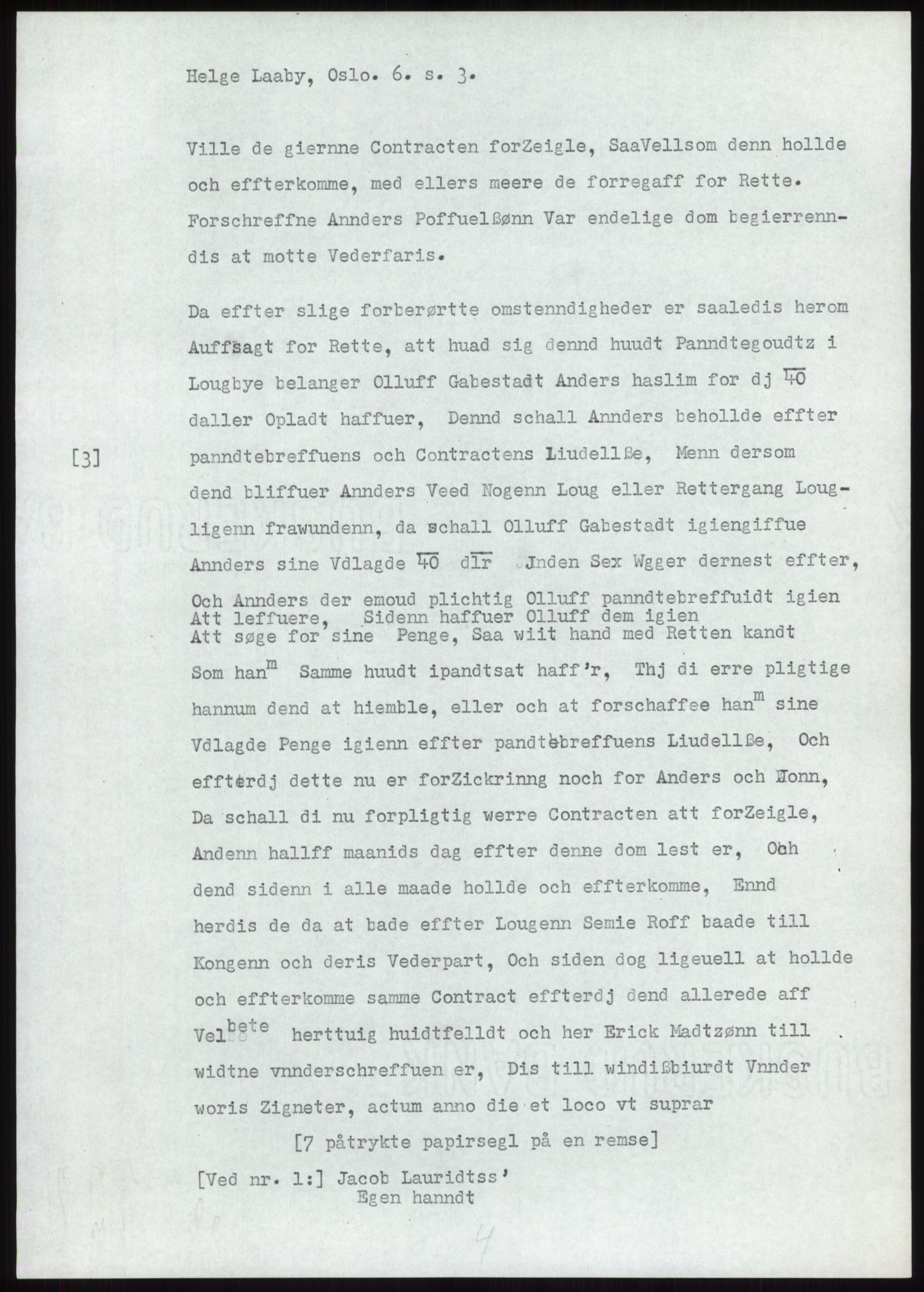 Samlinger til kildeutgivelse, Diplomavskriftsamlingen, AV/RA-EA-4053/H/Ha, p. 531