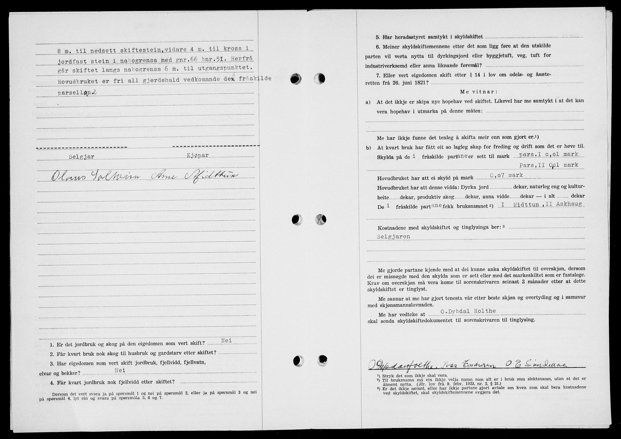 Ryfylke tingrett, SAST/A-100055/001/II/IIB: Mortgage book no. 135-142, 1961-1962, Diary no: : 1708/1962