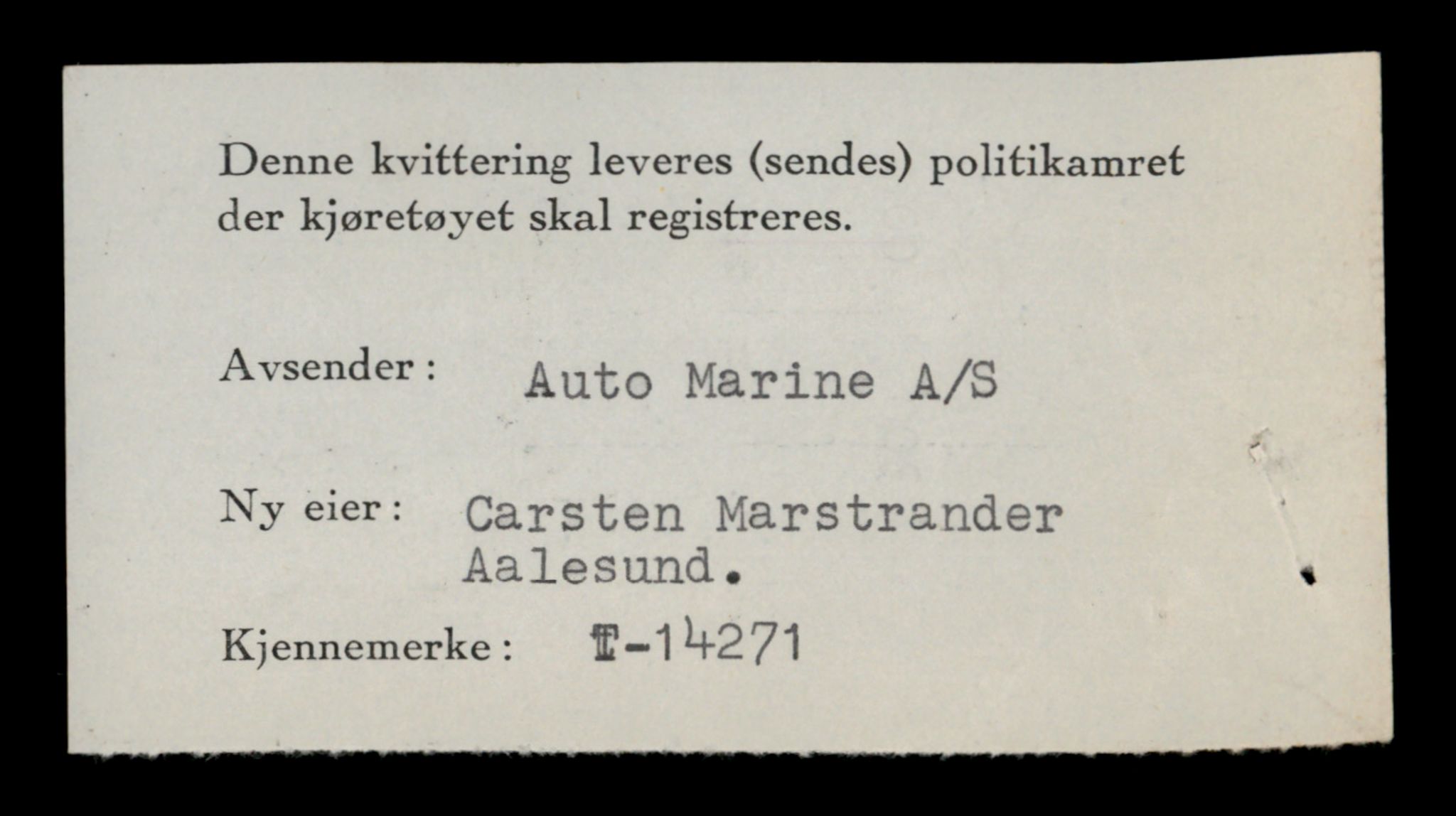 Møre og Romsdal vegkontor - Ålesund trafikkstasjon, AV/SAT-A-4099/F/Fe/L0044: Registreringskort for kjøretøy T 14205 - T 14319, 1927-1998, p. 1966