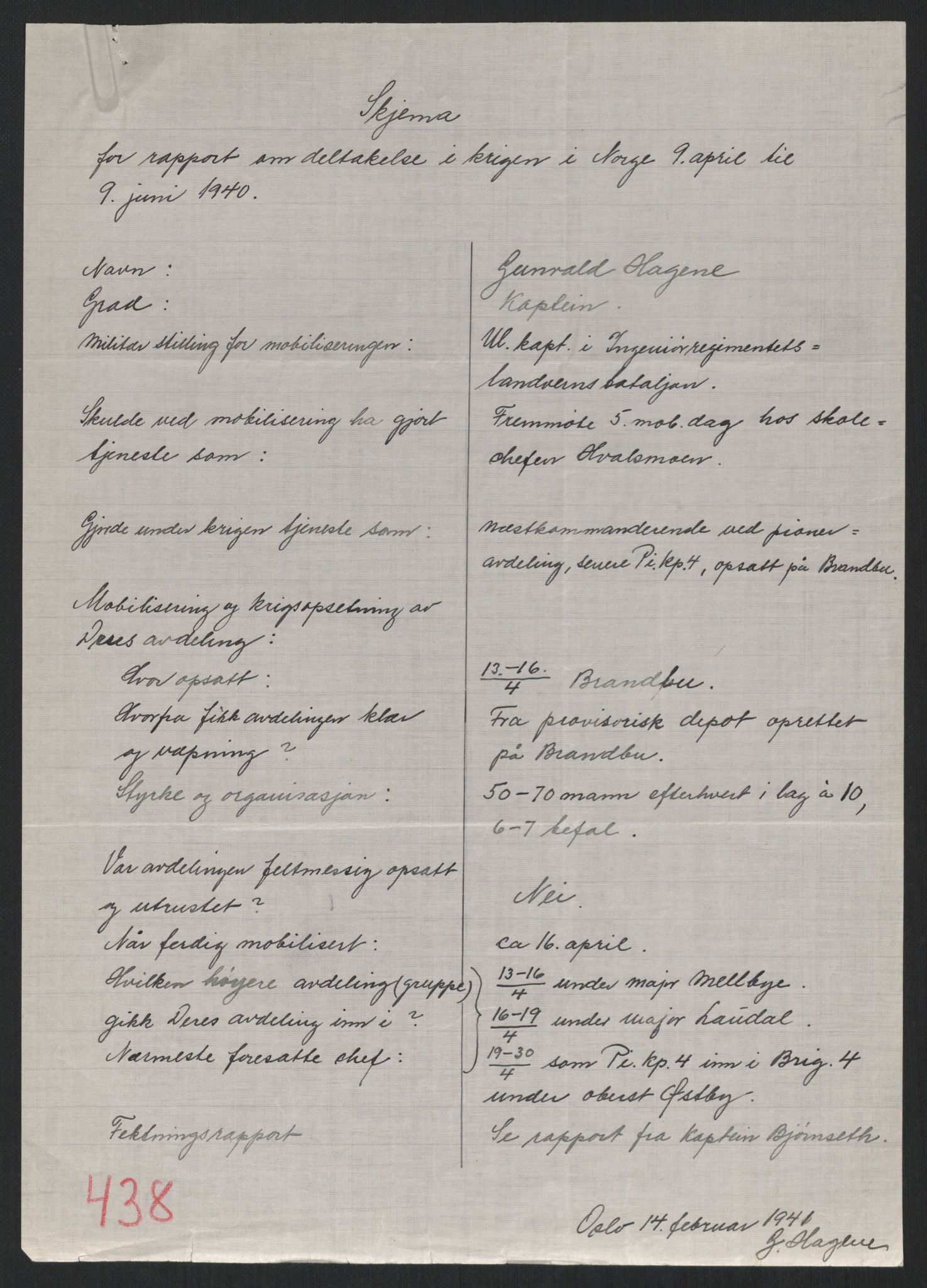 Forsvaret, Forsvarets krigshistoriske avdeling, AV/RA-RAFA-2017/Y/Yb/L0106: II-C-11-433-438  -  4. Divisjon., 1940, p. 738