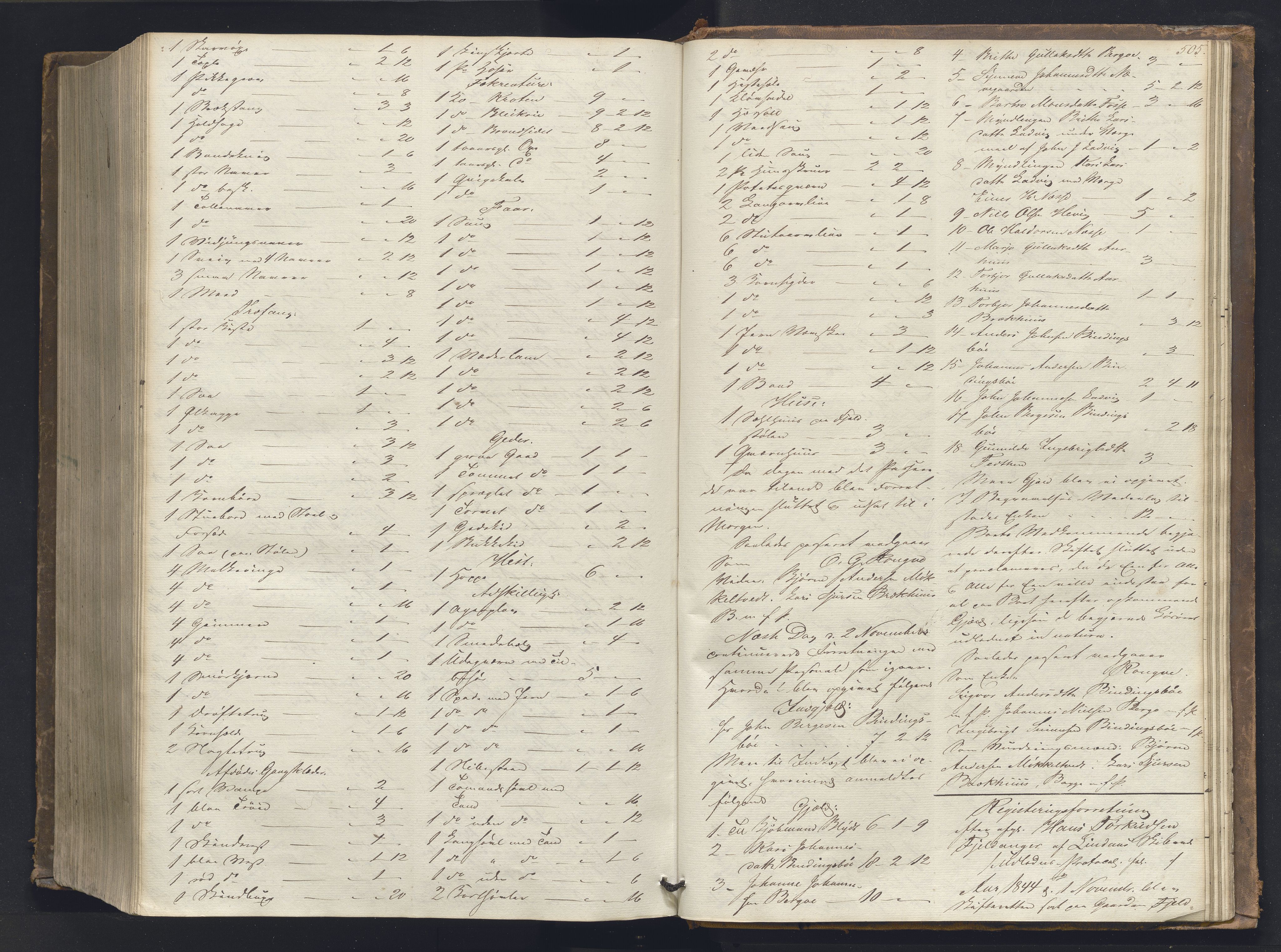 Nordhordland sorenskrivar, AV/SAB-A-2901/1/H/Hb/L0001: Registreringsprotokollar, 1841-1845, p. 505