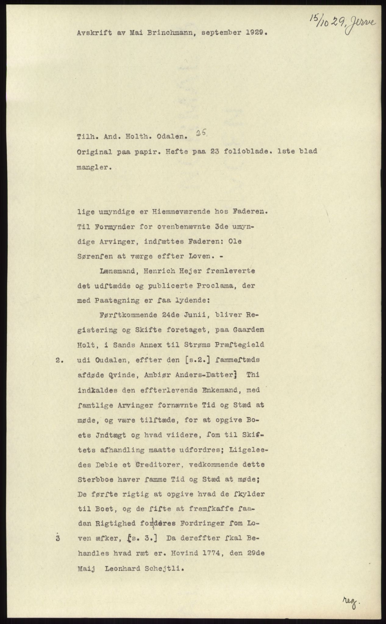 Samlinger til kildeutgivelse, Diplomavskriftsamlingen, RA/EA-4053/H/Ha, p. 1552