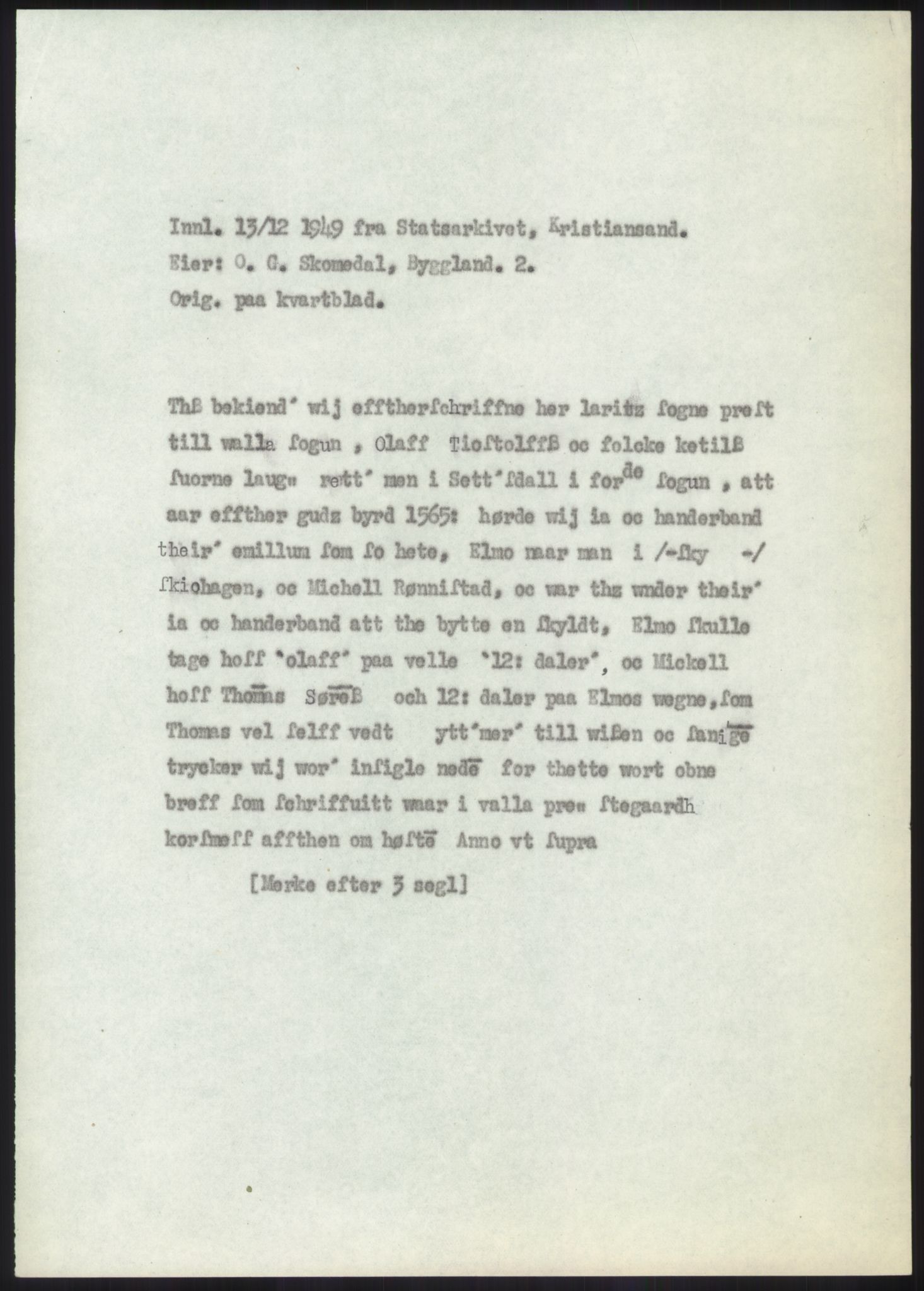 Samlinger til kildeutgivelse, Diplomavskriftsamlingen, AV/RA-EA-4053/H/Ha, p. 774