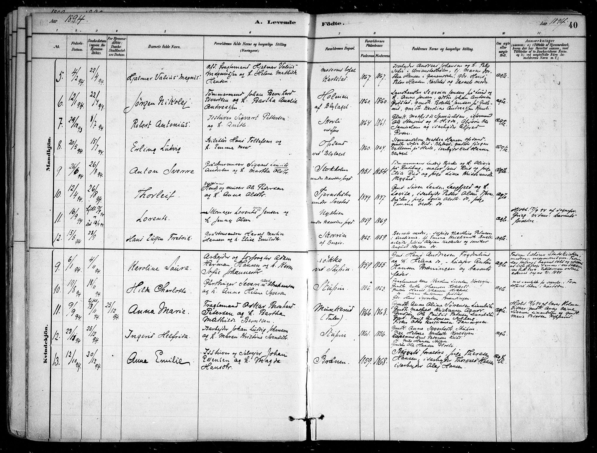 Nesodden prestekontor Kirkebøker, SAO/A-10013/F/Fa/L0009: Parish register (official) no. I 9, 1880-1915, p. 41