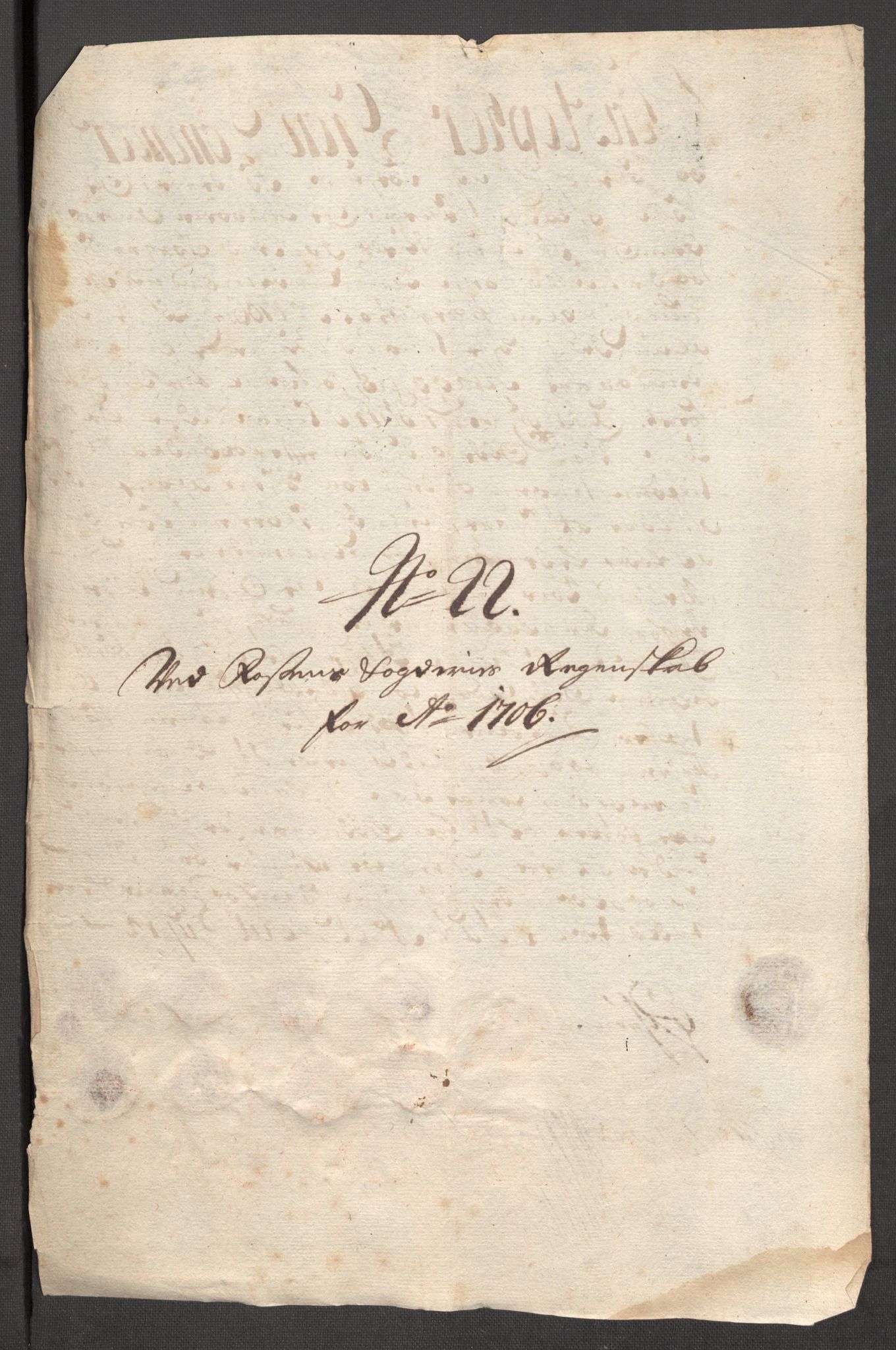 Rentekammeret inntil 1814, Reviderte regnskaper, Fogderegnskap, RA/EA-4092/R57/L3857: Fogderegnskap Fosen, 1706-1707, p. 164