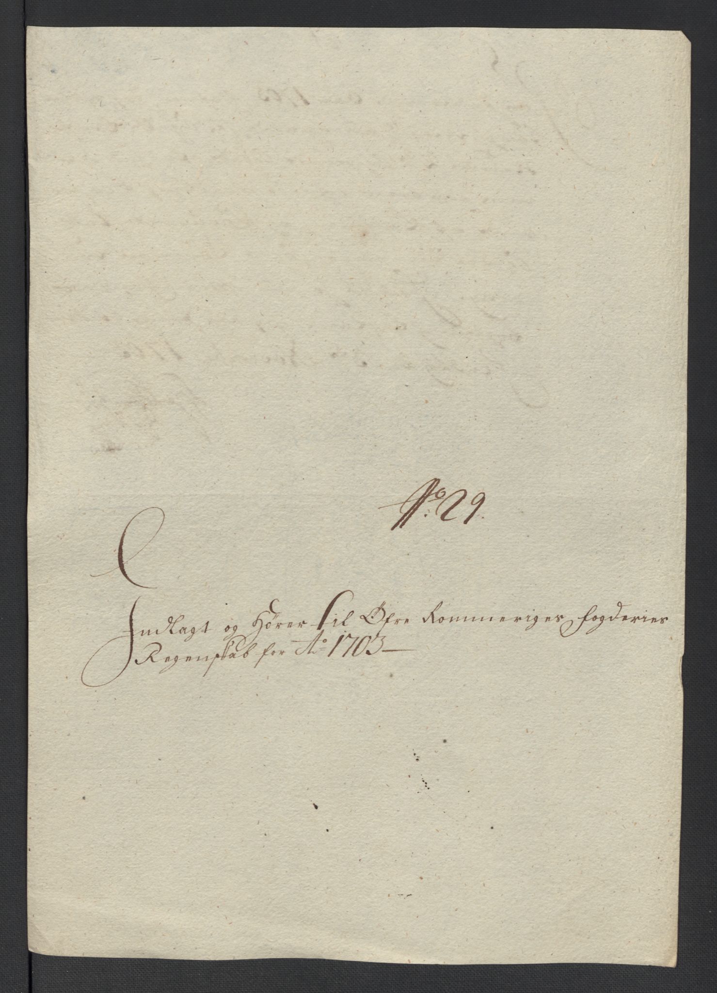 Rentekammeret inntil 1814, Reviderte regnskaper, Fogderegnskap, AV/RA-EA-4092/R12/L0716: Fogderegnskap Øvre Romerike, 1703, p. 297