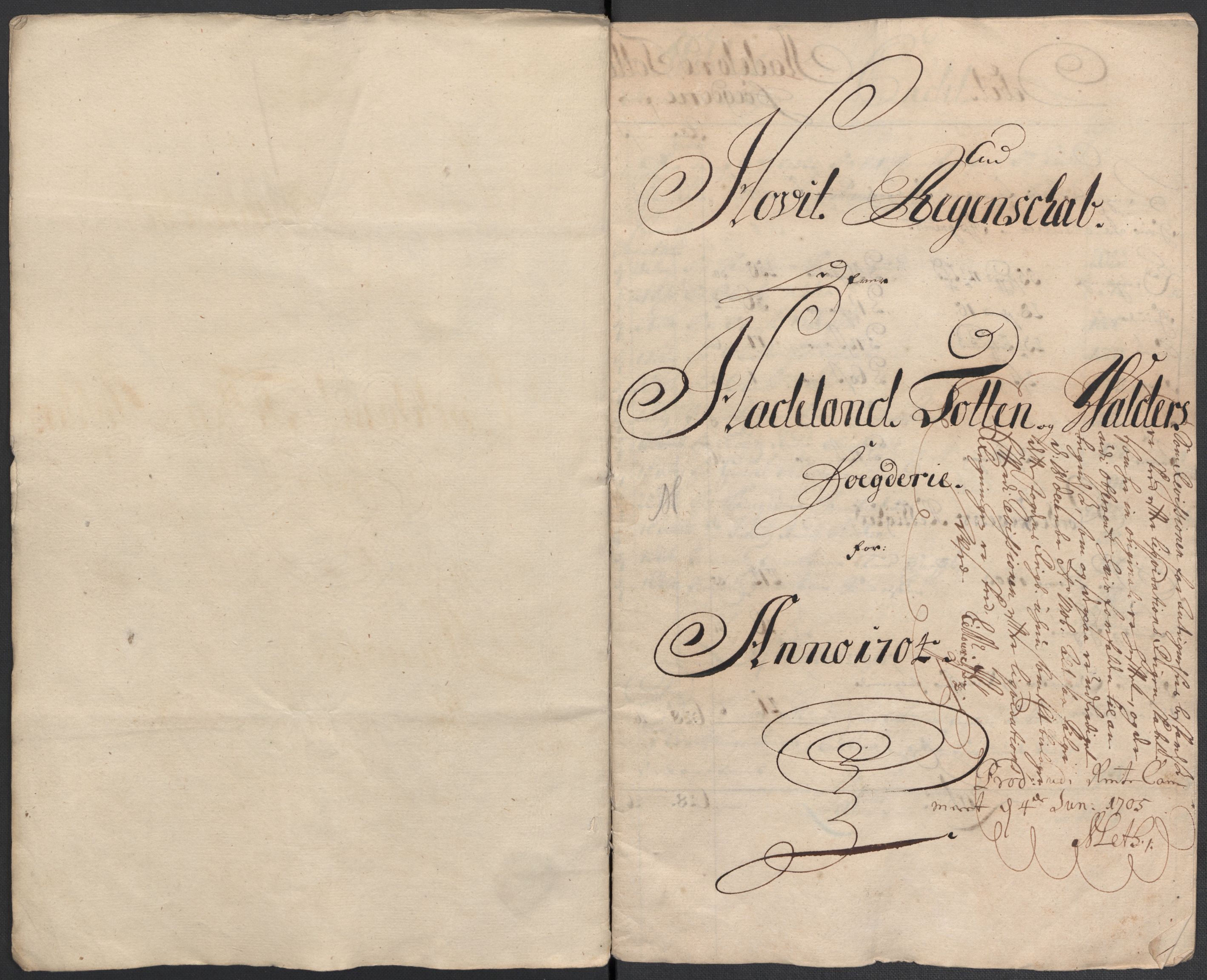 Rentekammeret inntil 1814, Reviderte regnskaper, Fogderegnskap, AV/RA-EA-4092/R18/L1302: Fogderegnskap Hadeland, Toten og Valdres, 1704, p. 10