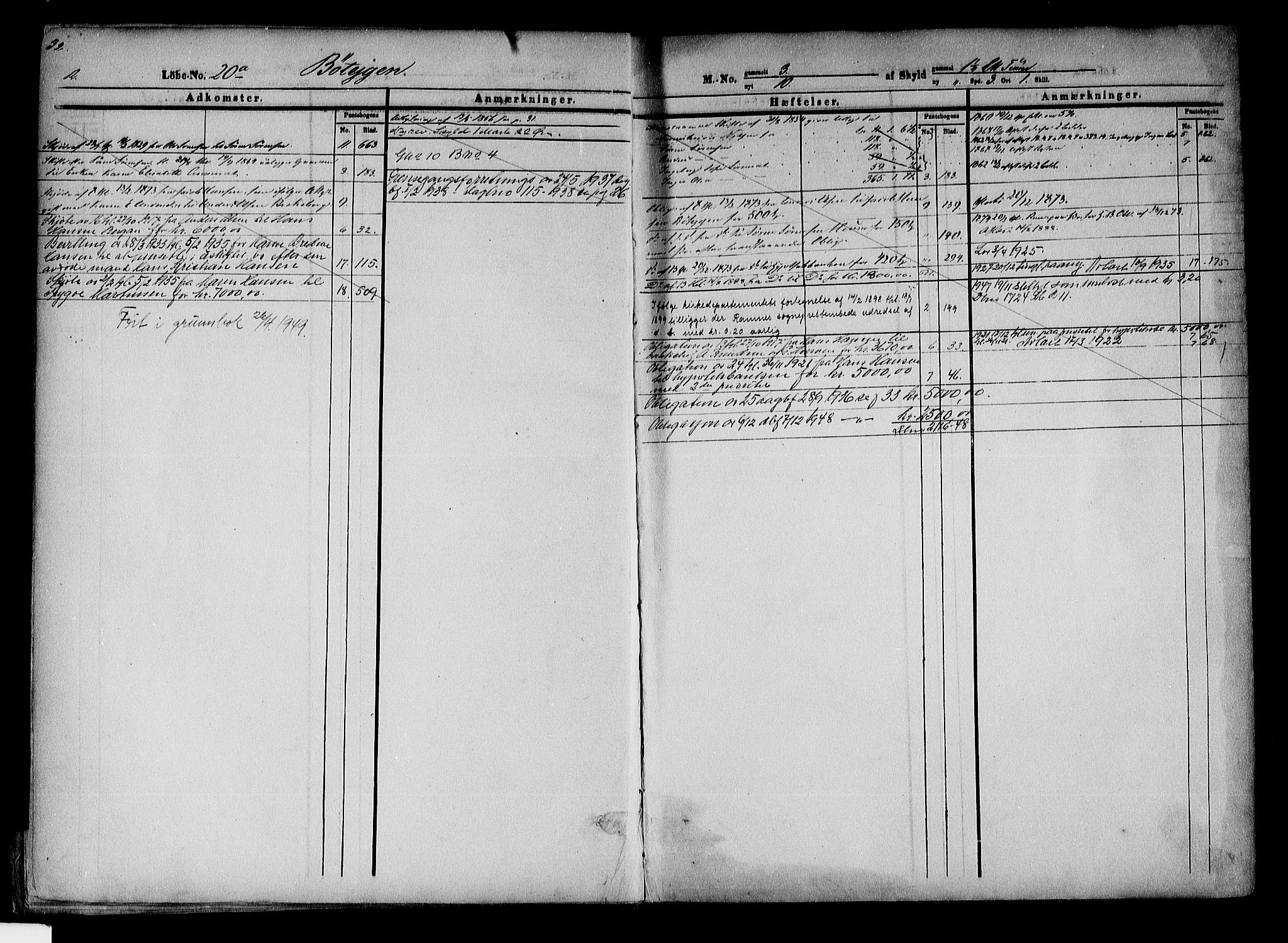 Mellom Jarlsberg sorenskriveri, AV/SAKO-A-132/G/Gb/Gbc/L0001a: Mortgage register no. III 1a, p. 32