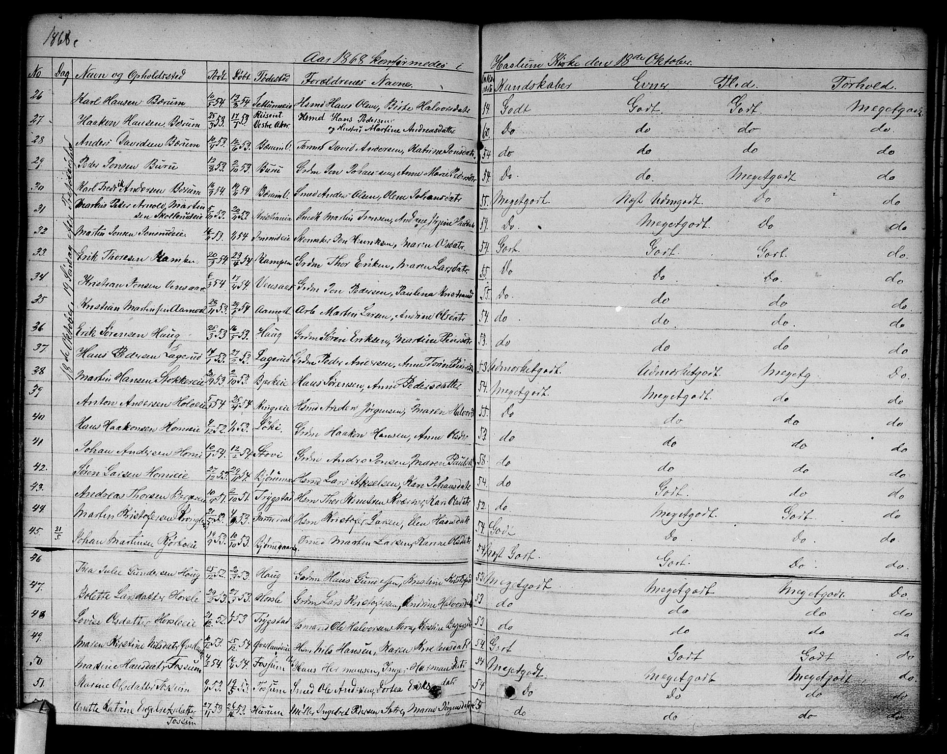 Asker prestekontor Kirkebøker, AV/SAO-A-10256a/F/Fa/L0009: Parish register (official) no. I 9, 1825-1878, p. 255