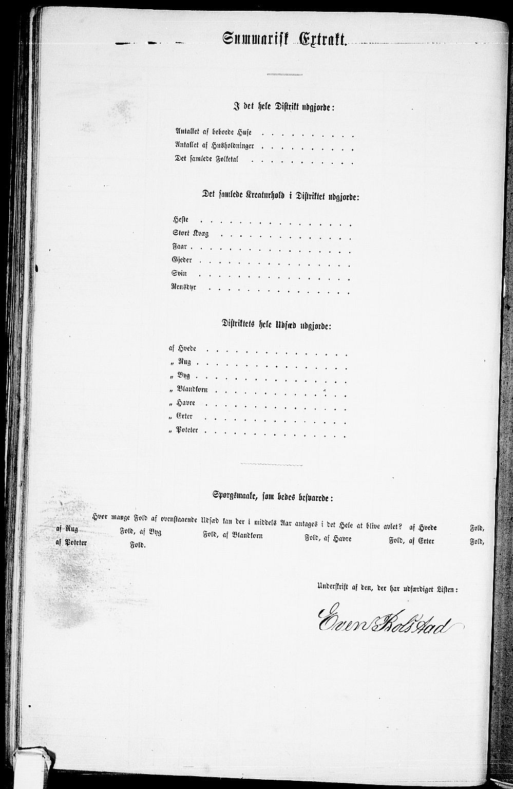 RA, 1865 census for Sande, 1865, p. 70