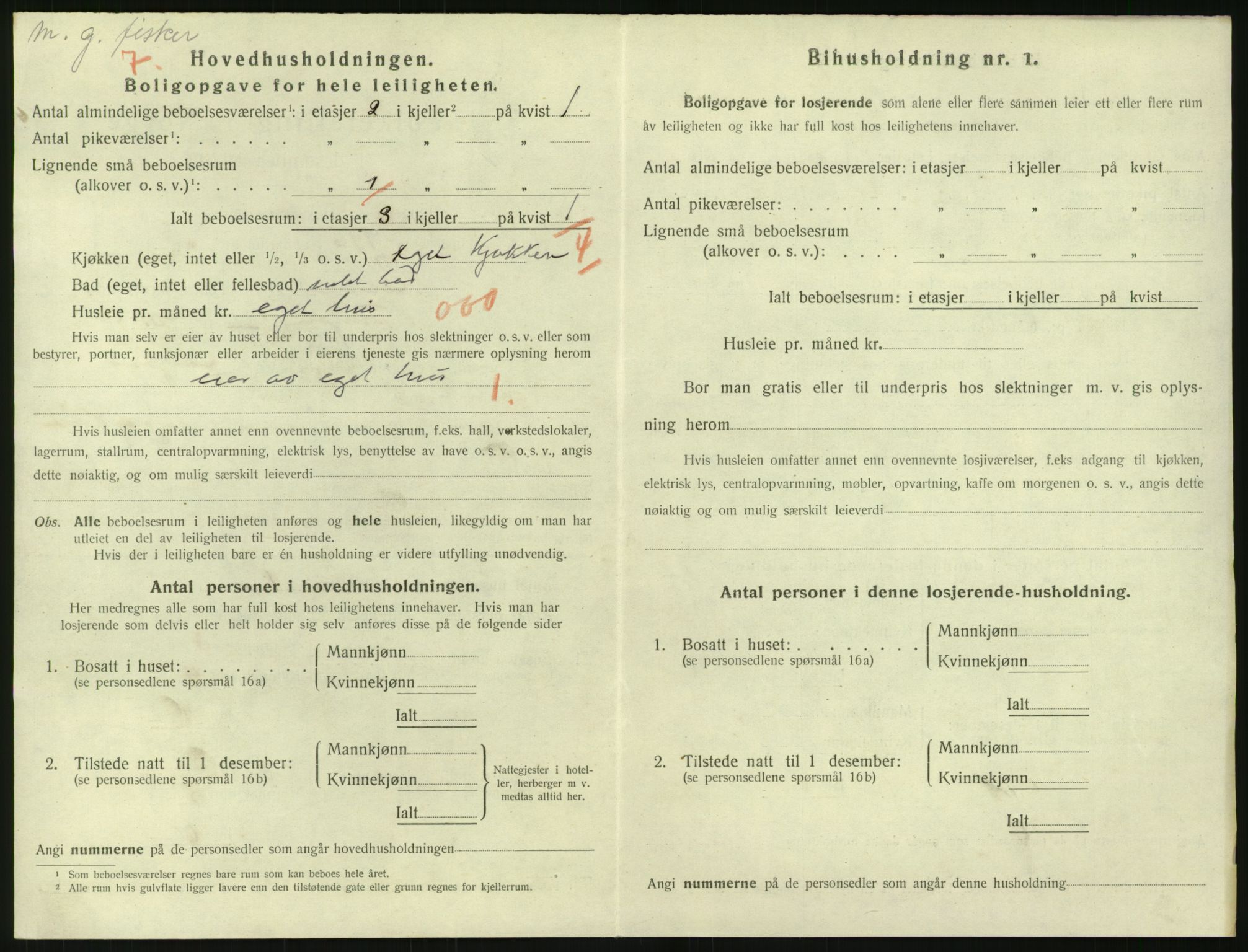 SAK, 1920 census for Risør, 1920, p. 1832