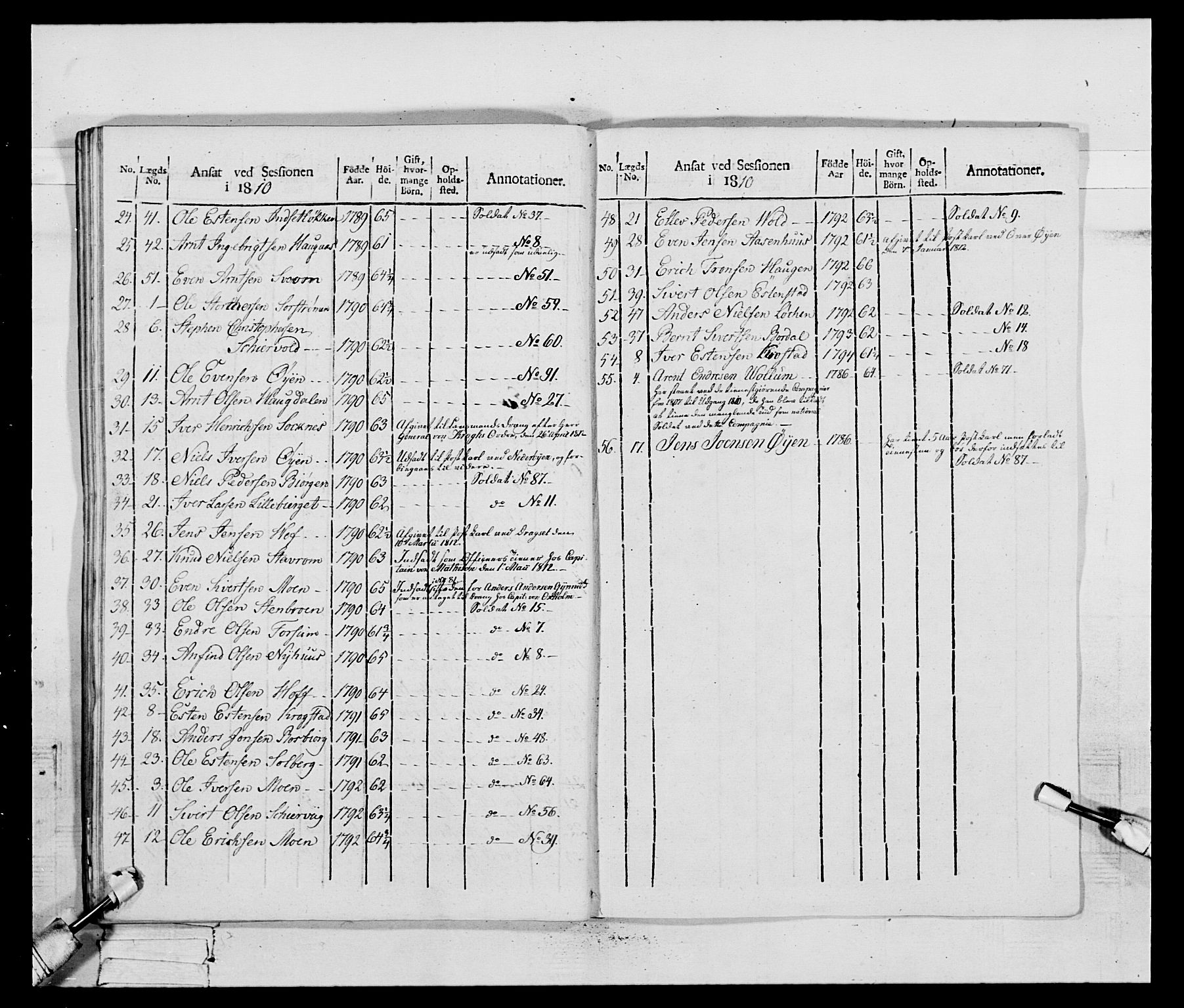 Generalitets- og kommissariatskollegiet, Det kongelige norske kommissariatskollegium, AV/RA-EA-5420/E/Eh/L0083c: 2. Trondheimske nasjonale infanteriregiment, 1810, p. 137