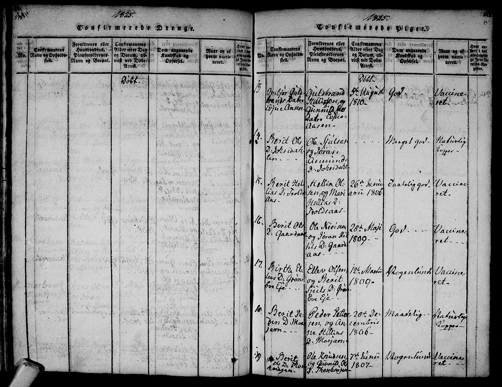 Flesberg kirkebøker, AV/SAKO-A-18/F/Fa/L0005: Parish register (official) no. I 5, 1816-1834, p. 513-514