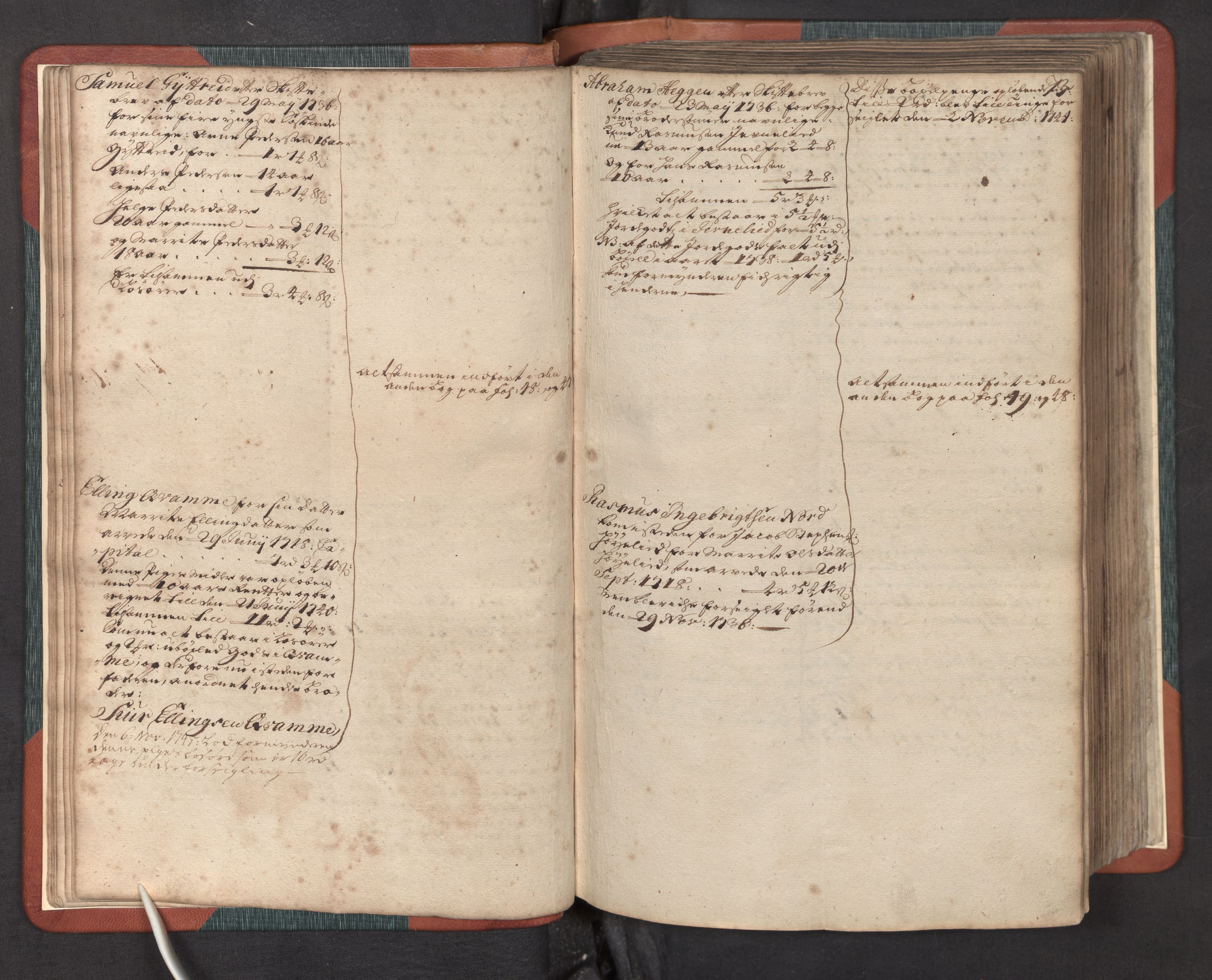 Nordfjord sorenskriveri, AV/SAB-A-2801/1/05/05a/L0002: Overformyndarprotokollar, 1736-1744