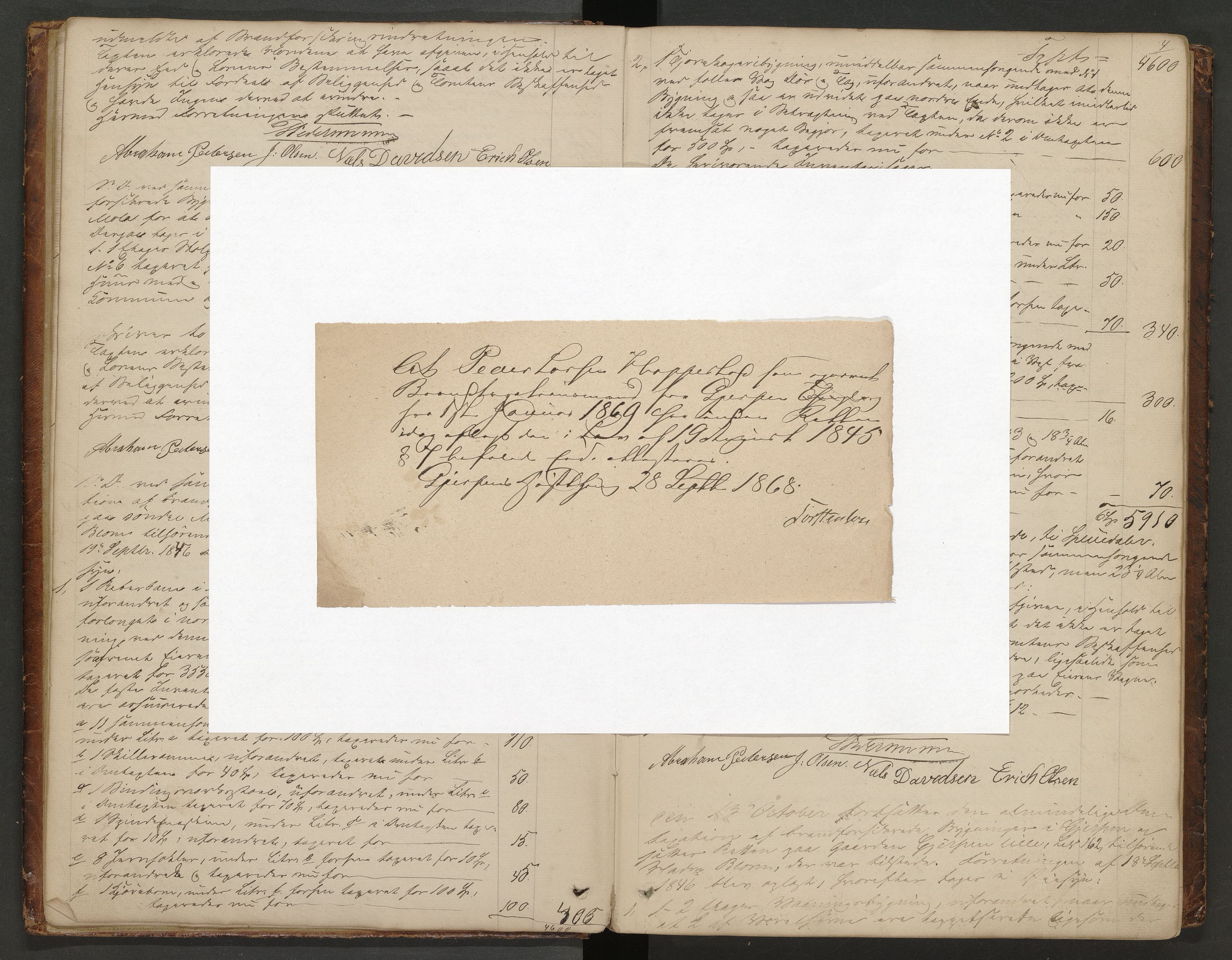 Gjerpen og Siljan lensmannskontor, AV/SAKO-A-555/Y/Ye/Yea/L0002: Branntakstprotokoll, 1856-1873