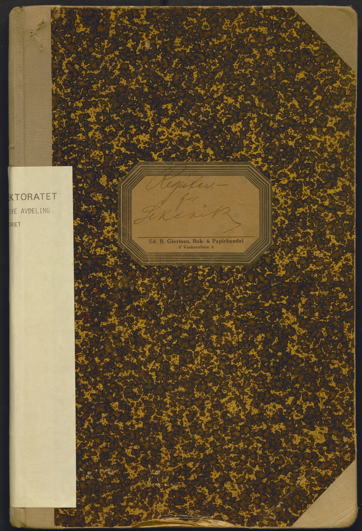 Fiskeridirektoratet - 1 Adm. ledelse - 13 Båtkontoret, AV/SAB-A-2003/I/Ia/Iad/L0025: 135.0412/1 Merkeprotokoll - Leksvik, 1920-1954