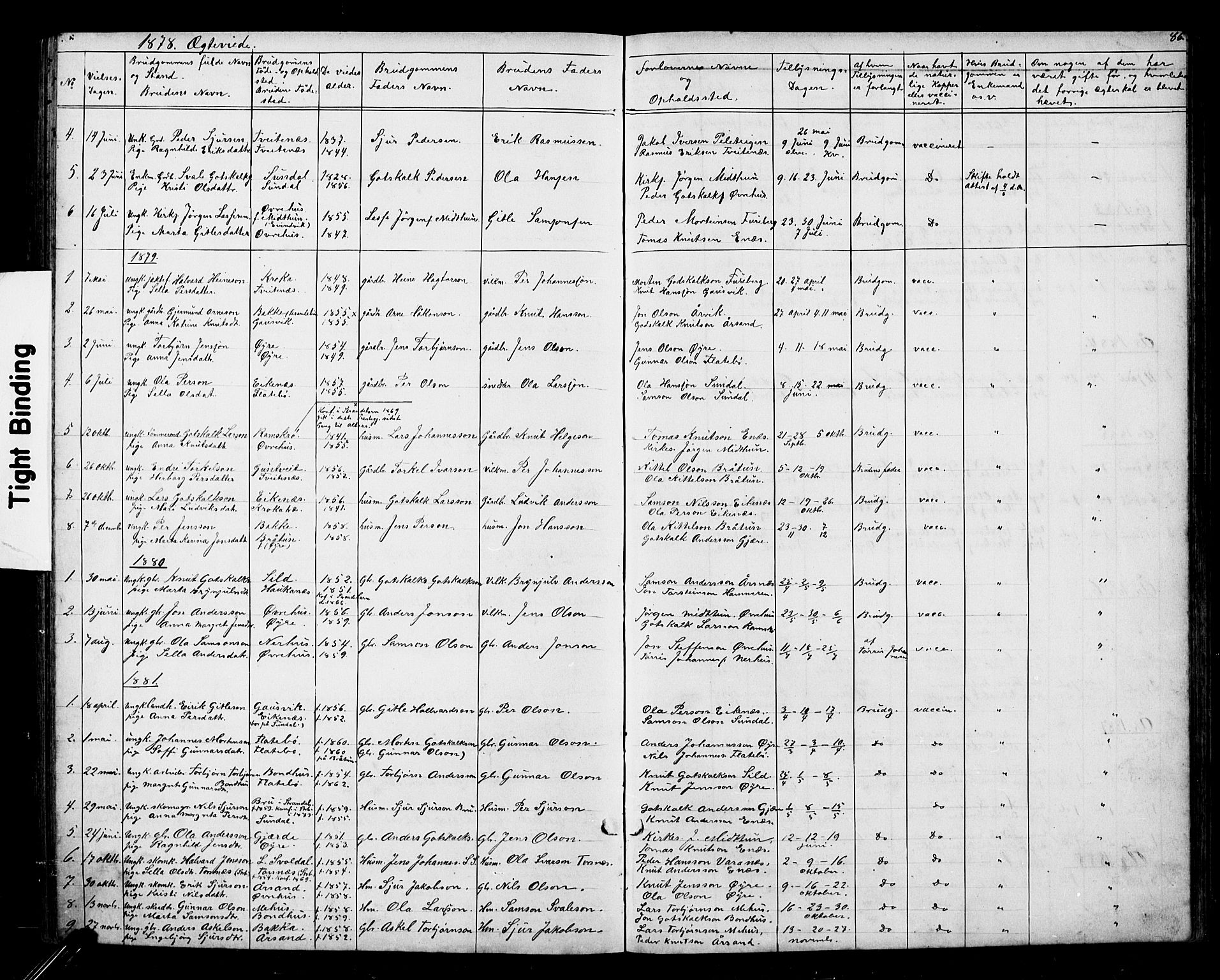 Kvinnherad sokneprestembete, SAB/A-76401/H/Hab: Parish register (copy) no. D 1, 1856-1905, p. 86