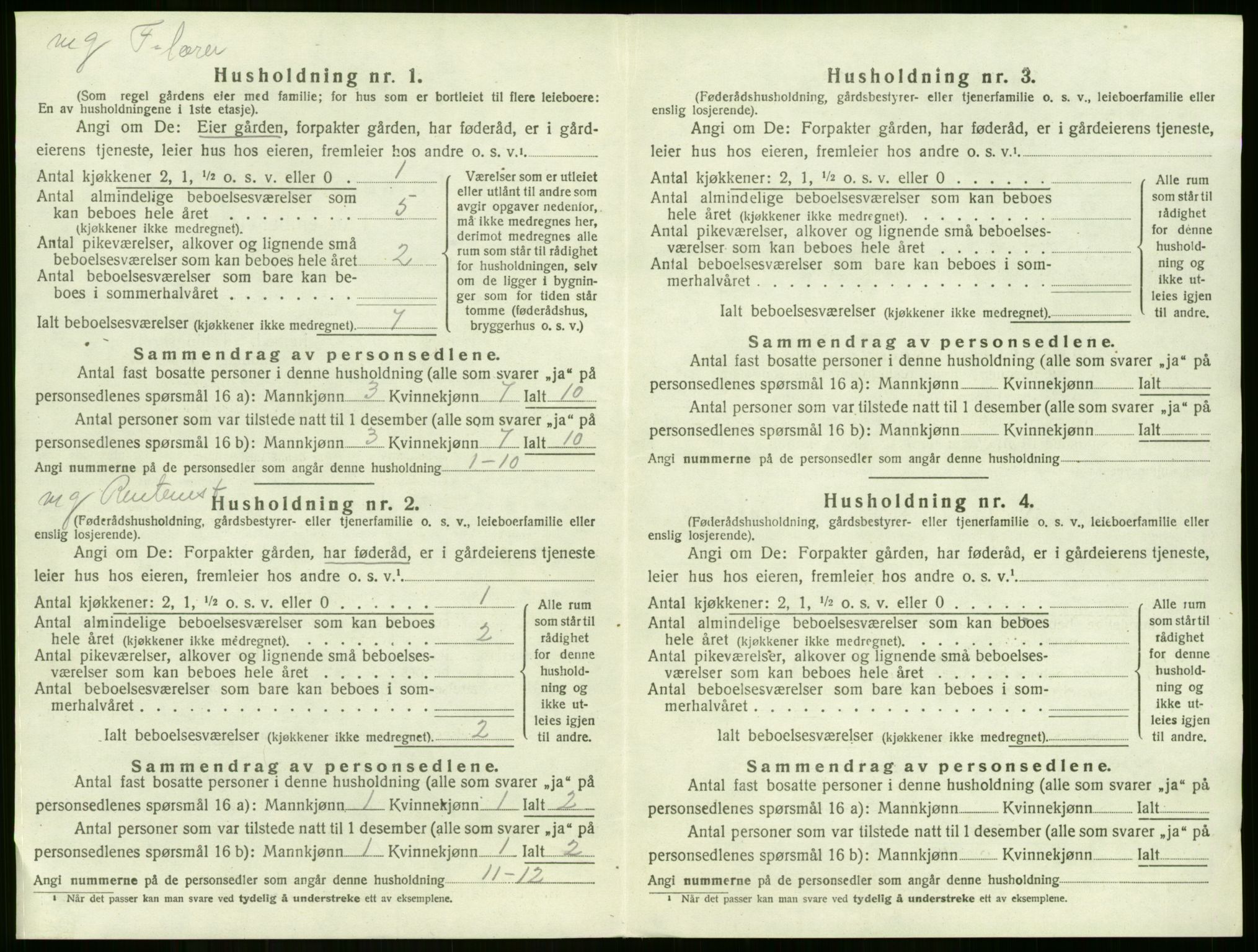 SAKO, 1920 census for Lier, 1920, p. 2722