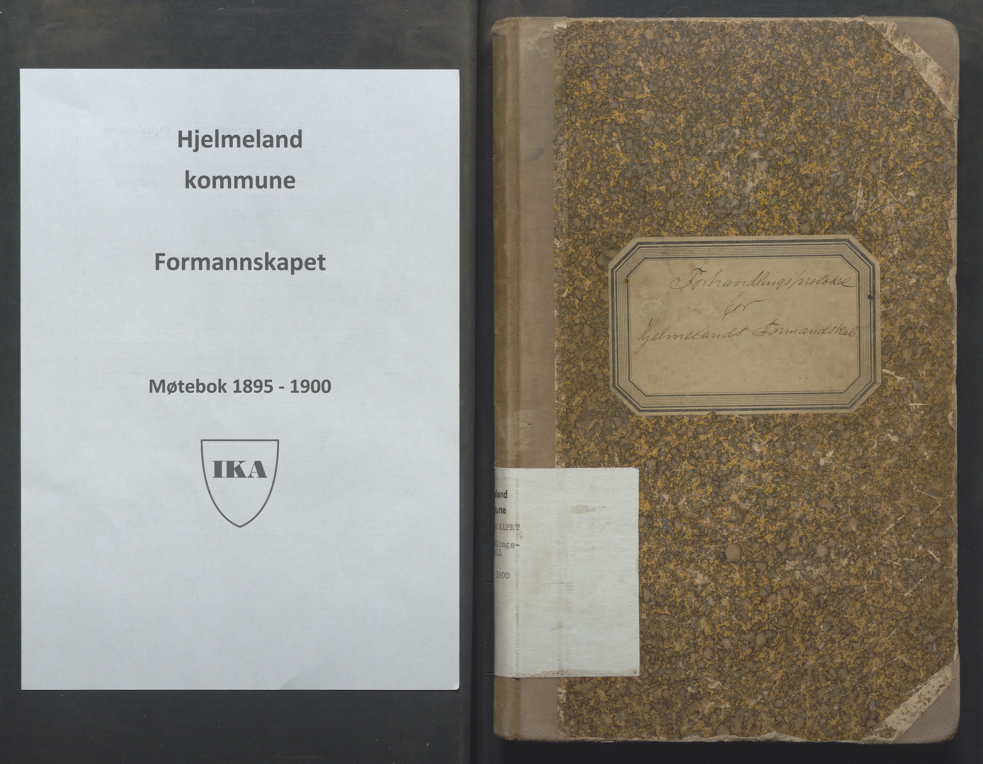 Hjelmeland kommune - Formannskapet, IKAR/K-102522/Aa/L0002: Møtebok, 1895-1900