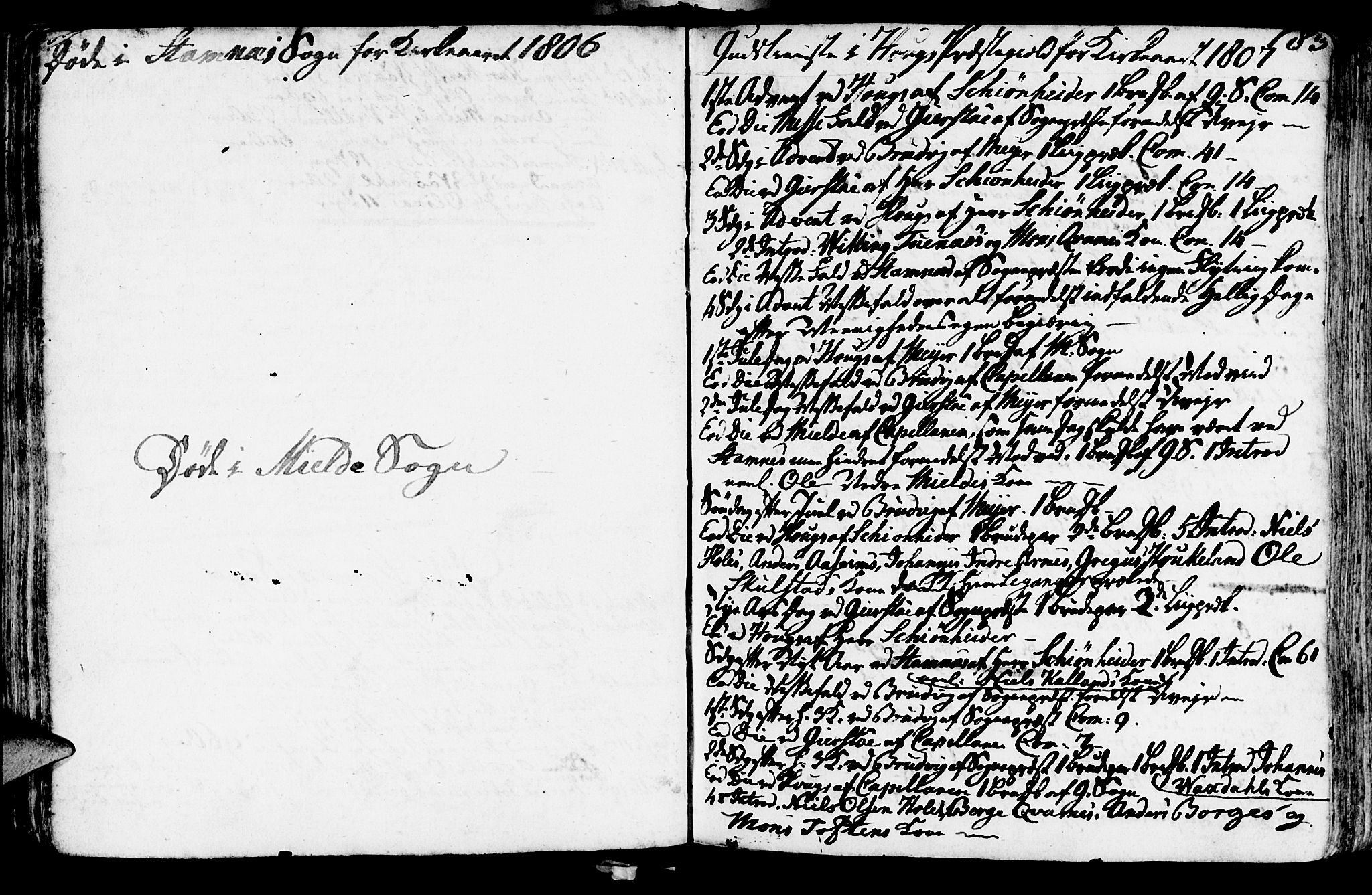 Haus sokneprestembete, SAB/A-75601/H/Haa: Parish register (official) no. A 11, 1796-1816, p. 183