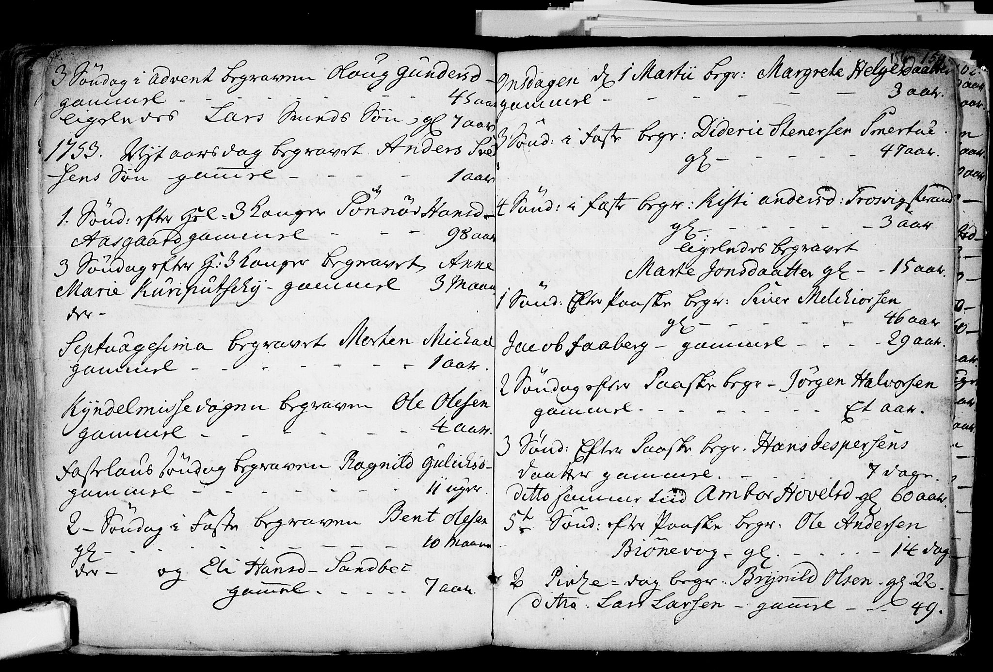 Glemmen prestekontor Kirkebøker, AV/SAO-A-10908/F/Fa/L0001: Parish register (official) no. 1, 1733-1759, p. 156