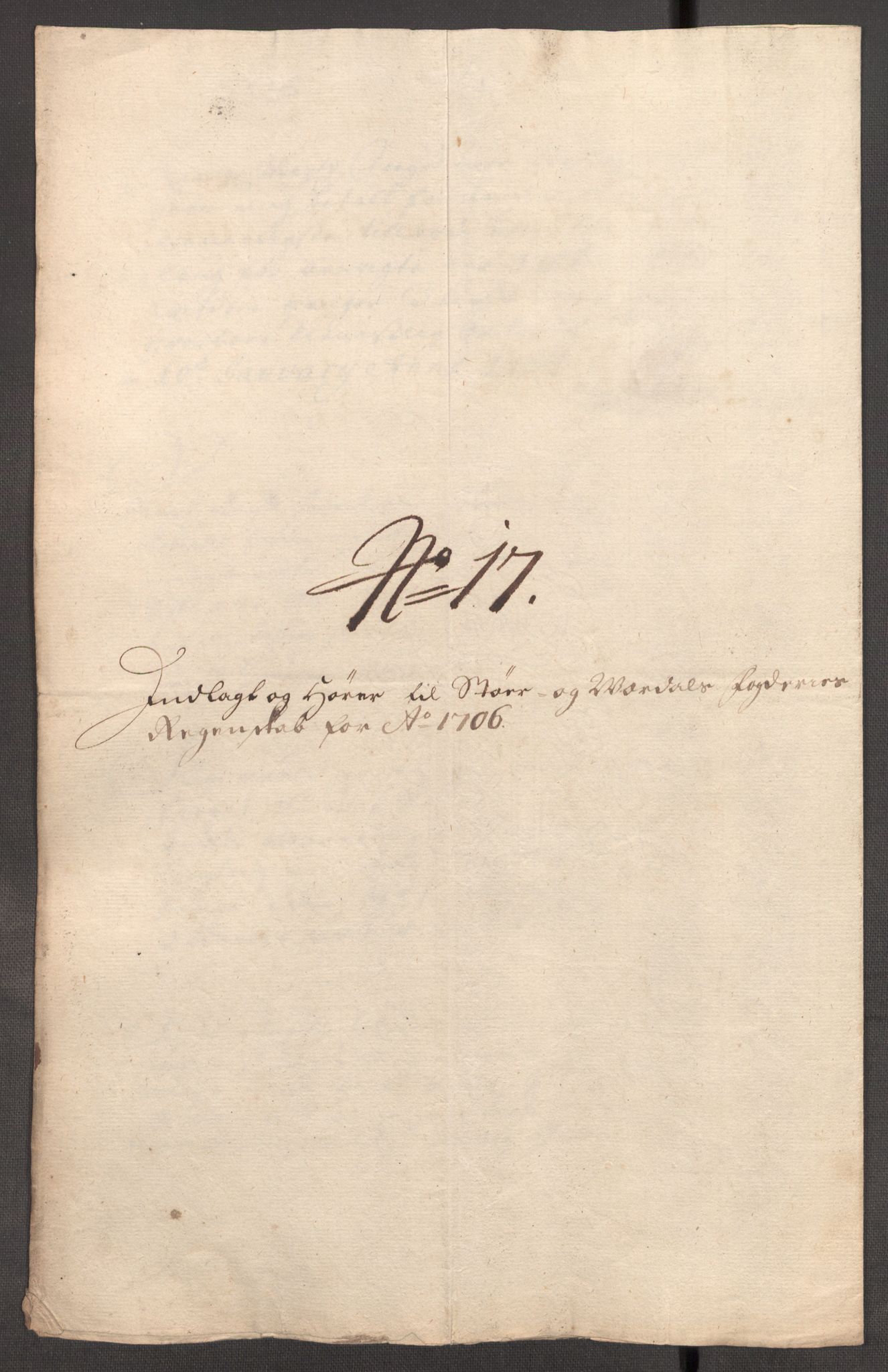Rentekammeret inntil 1814, Reviderte regnskaper, Fogderegnskap, RA/EA-4092/R62/L4196: Fogderegnskap Stjørdal og Verdal, 1705-1706, p. 469