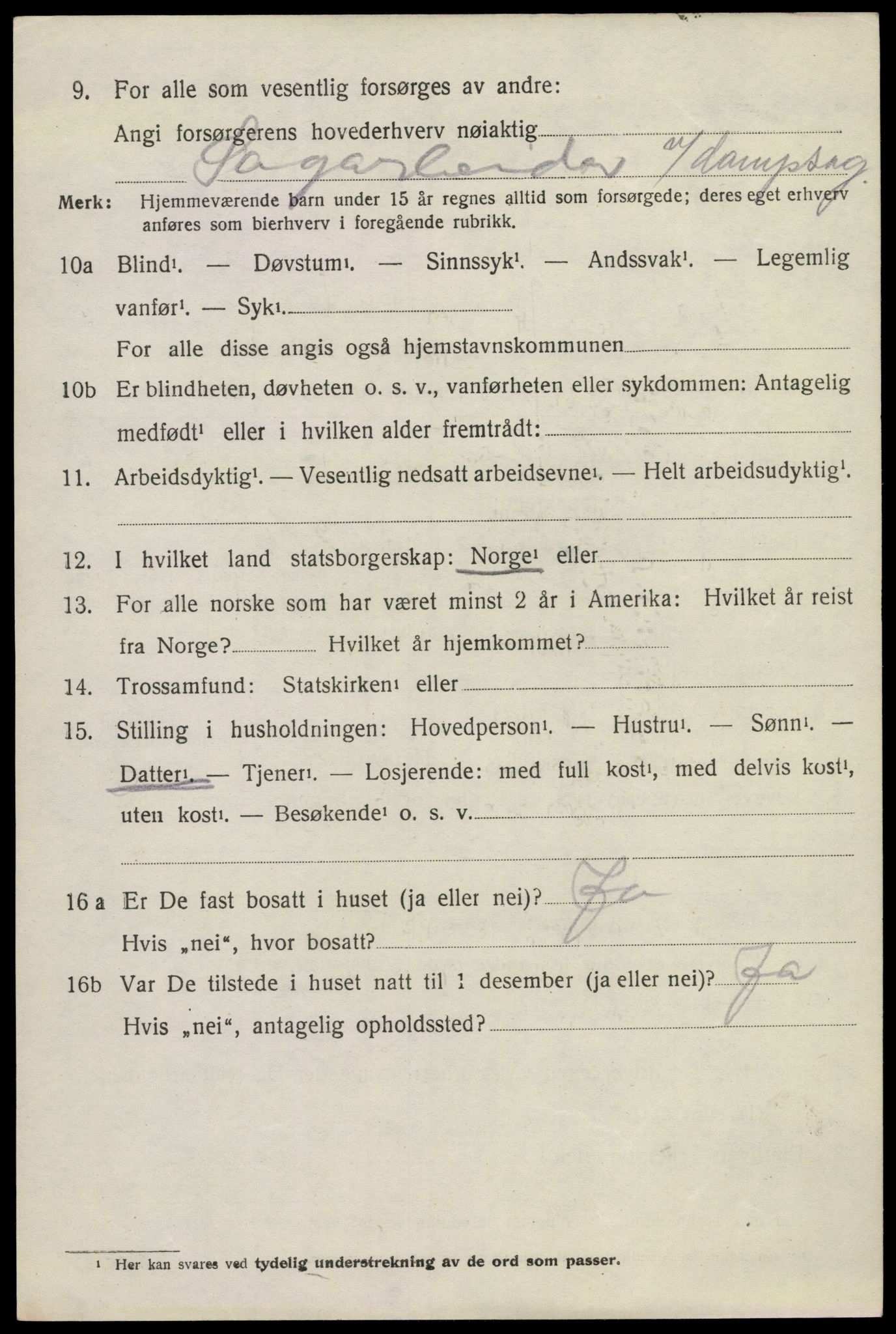 SAKO, 1920 census for Hedrum, 1920, p. 2044