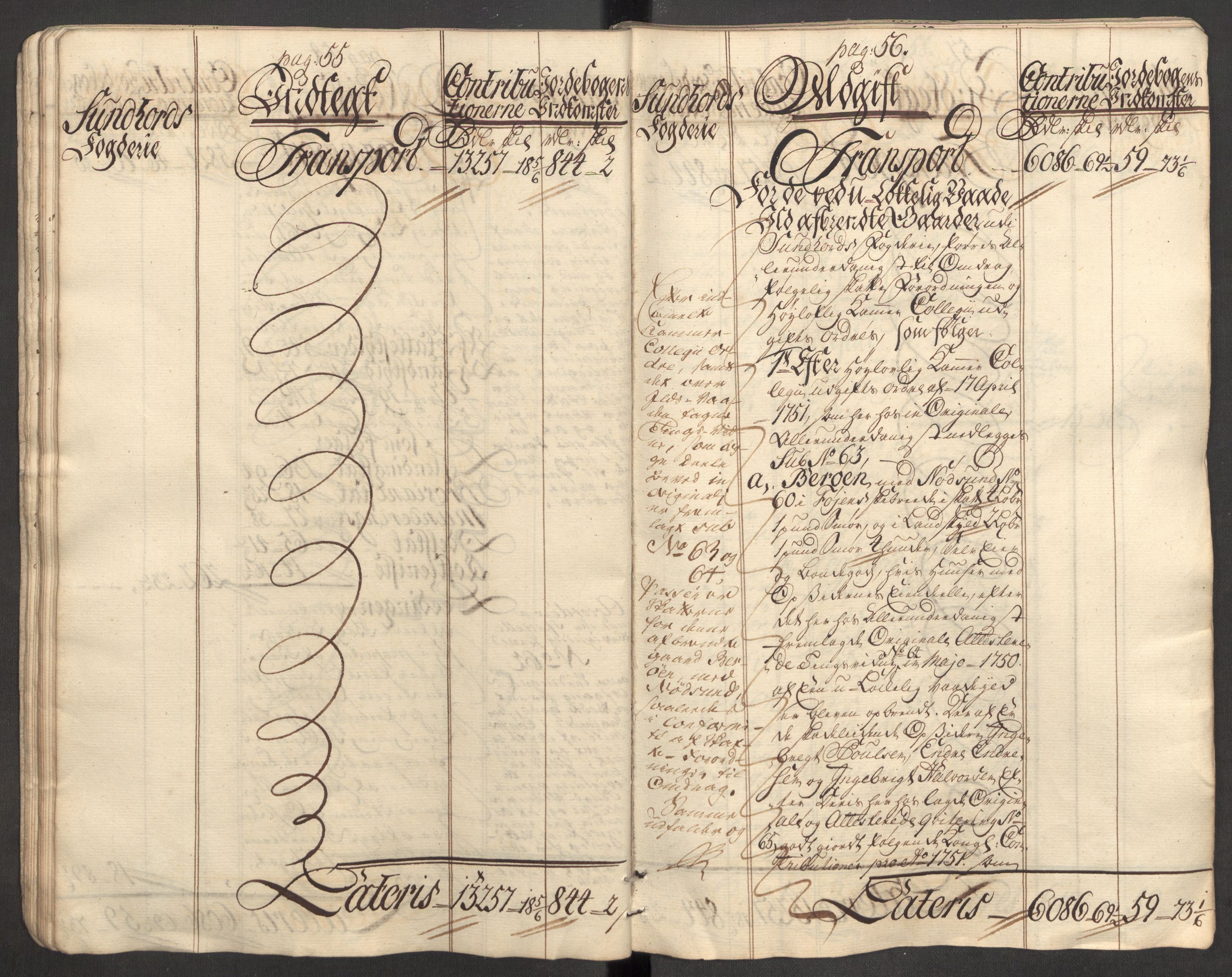 Rentekammeret inntil 1814, Reviderte regnskaper, Fogderegnskap, AV/RA-EA-4092/R48/L3056: Fogderegnskap Sunnhordland og Hardanger, 1751, p. 32